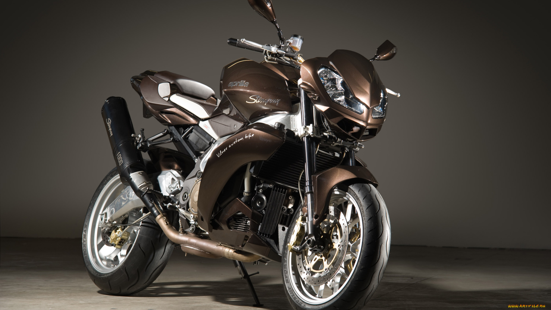 vilner-aprilia-stingray, мотоциклы, aprilia, stingray