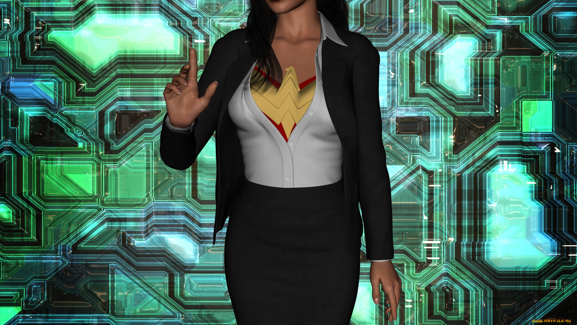 wonder, , woman, 3д, графика, fantasy, , фантазия, девушка