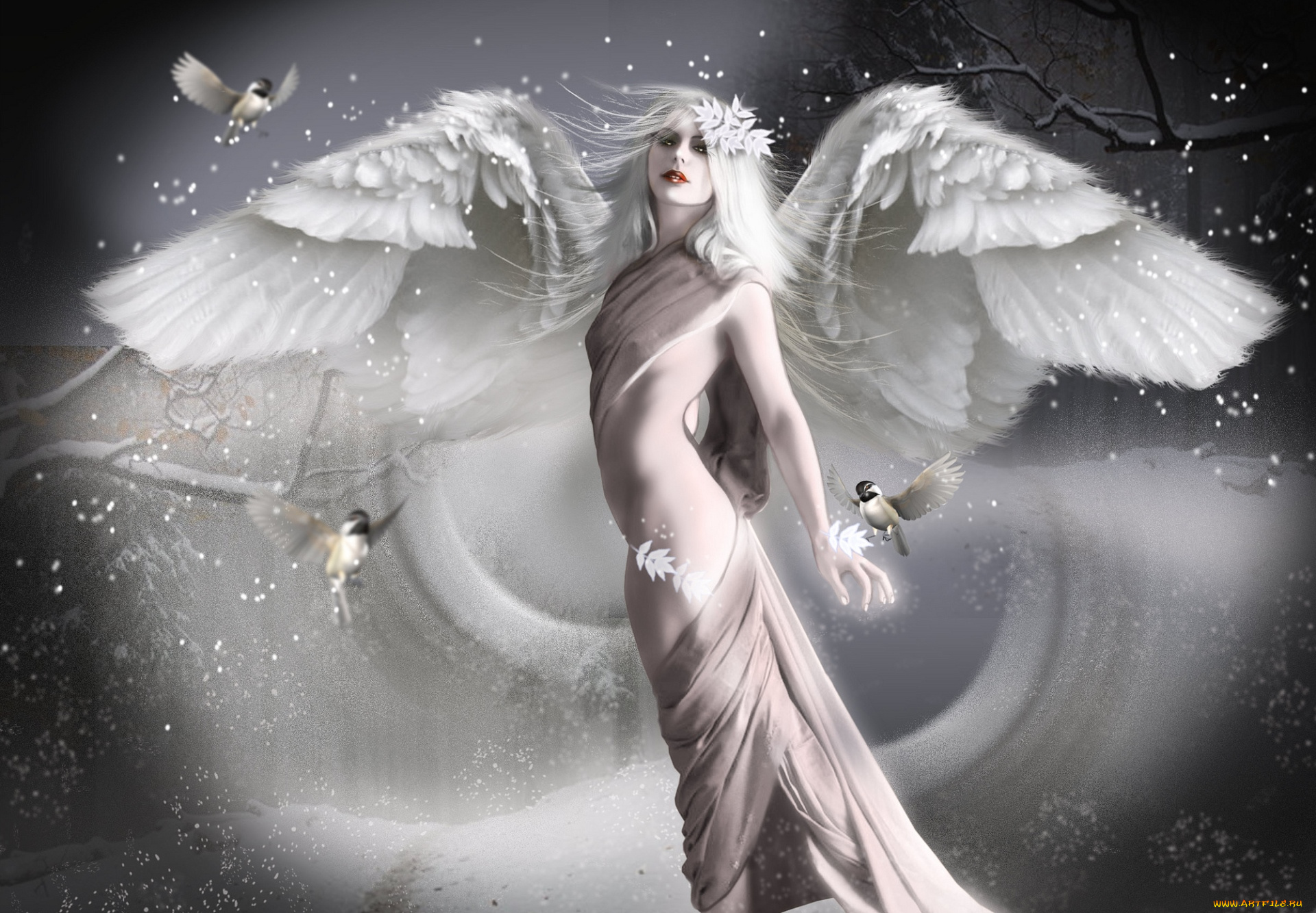 фэнтези, фотоарт, крылья