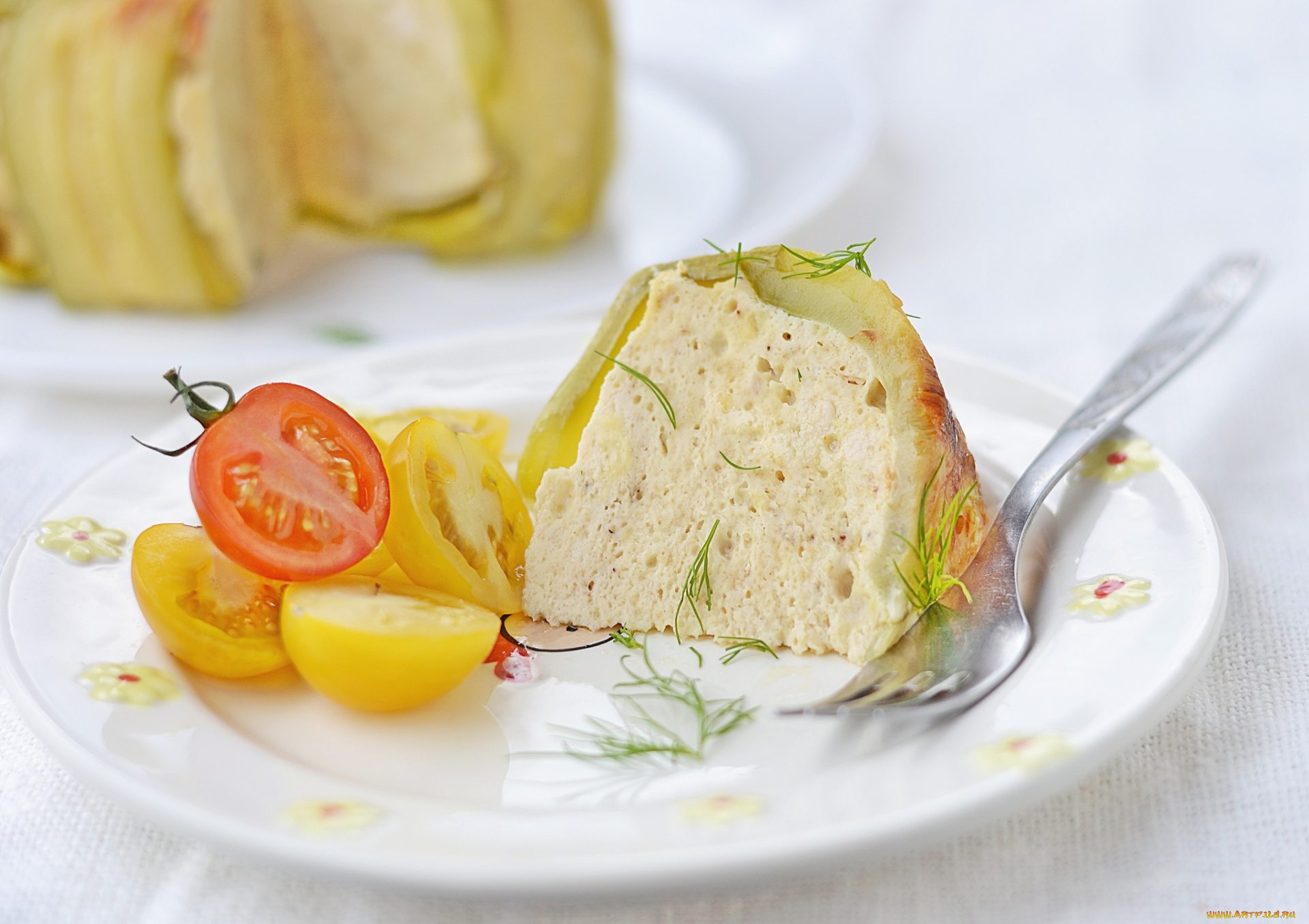 еда, вторые, блюда, помидоры, запеканка, зелень