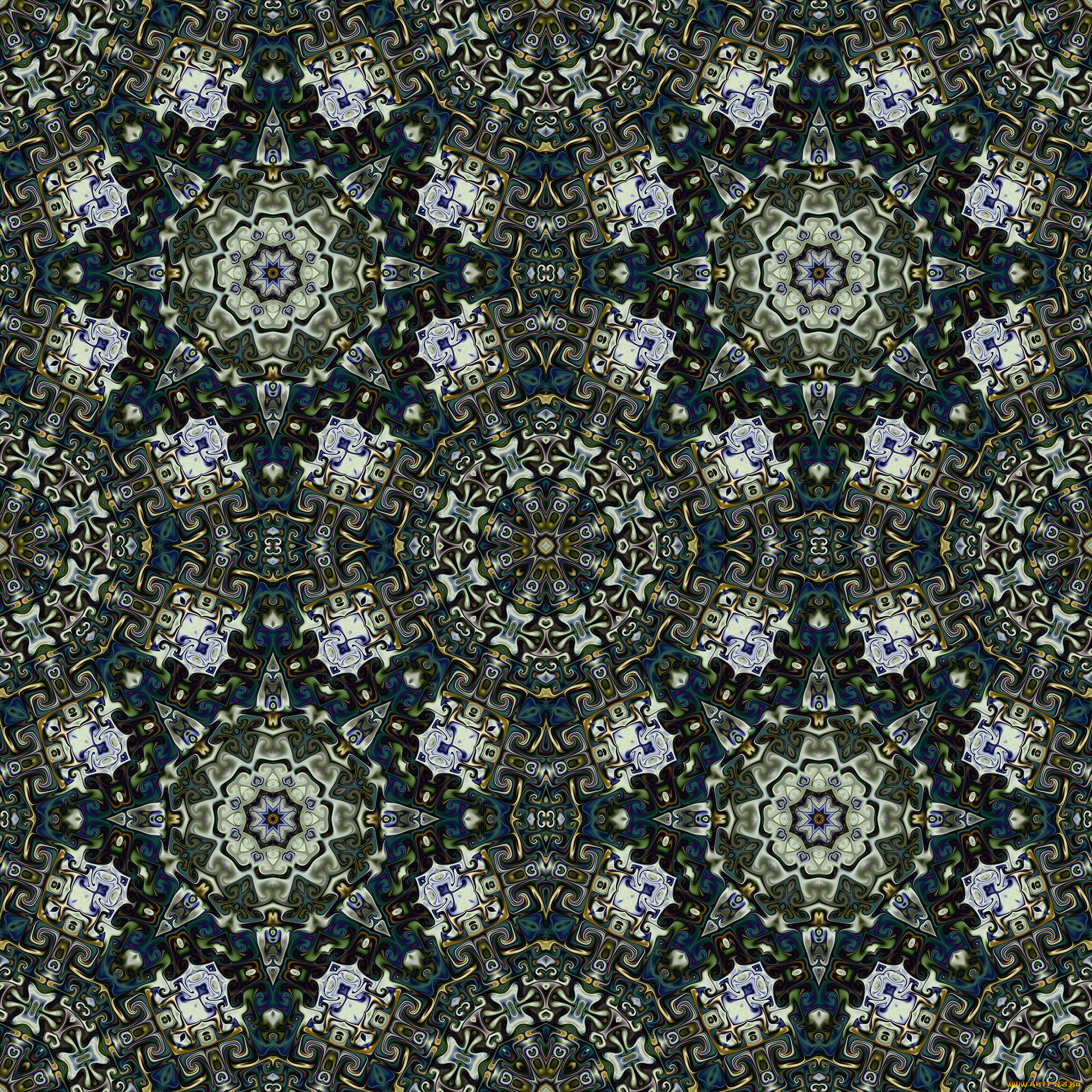 3д, графика, fractal, , фракталы, цвета, узор, фон