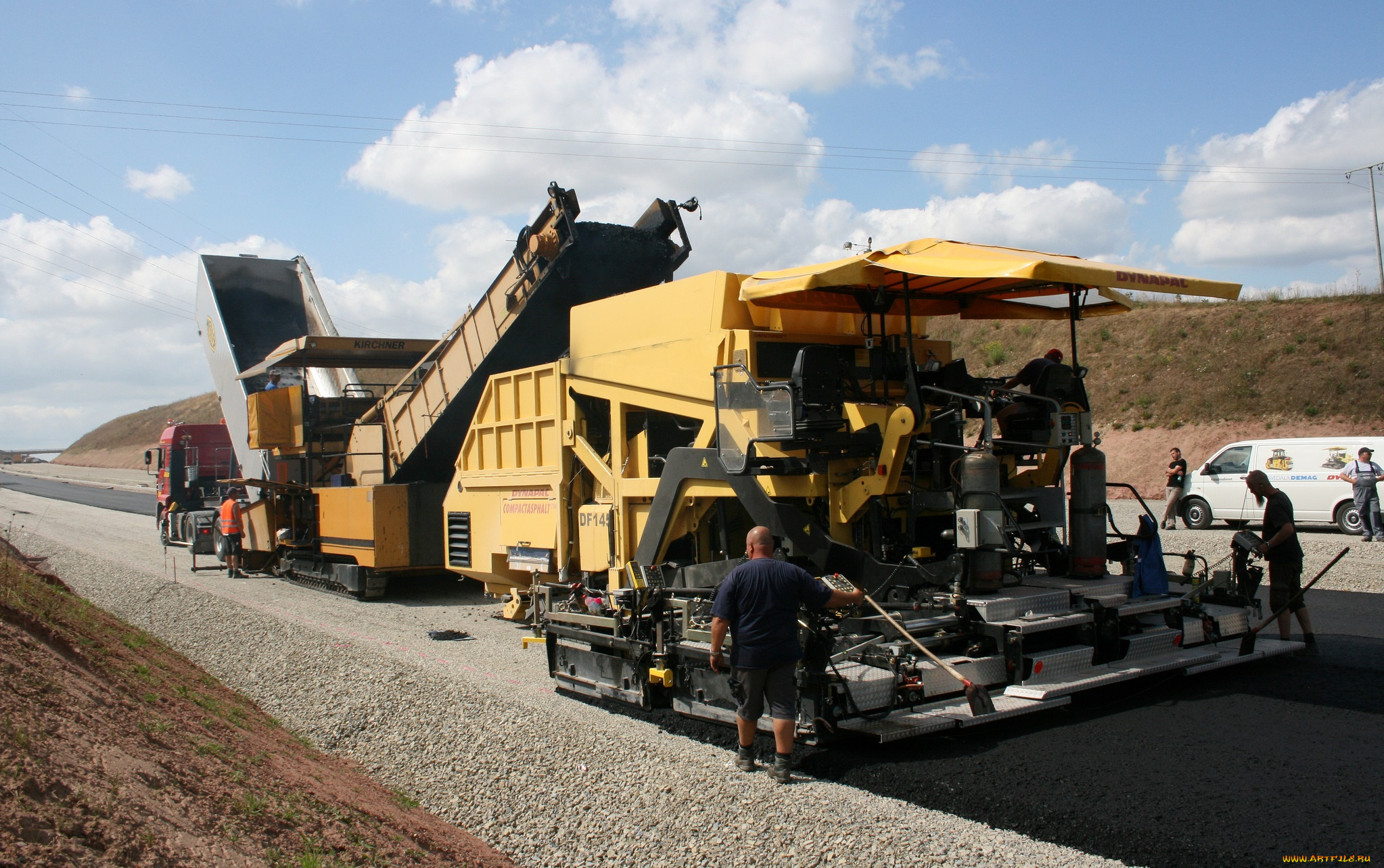 техника, асфальтоукладочная, техника, асфальтоукладчик, комбайн