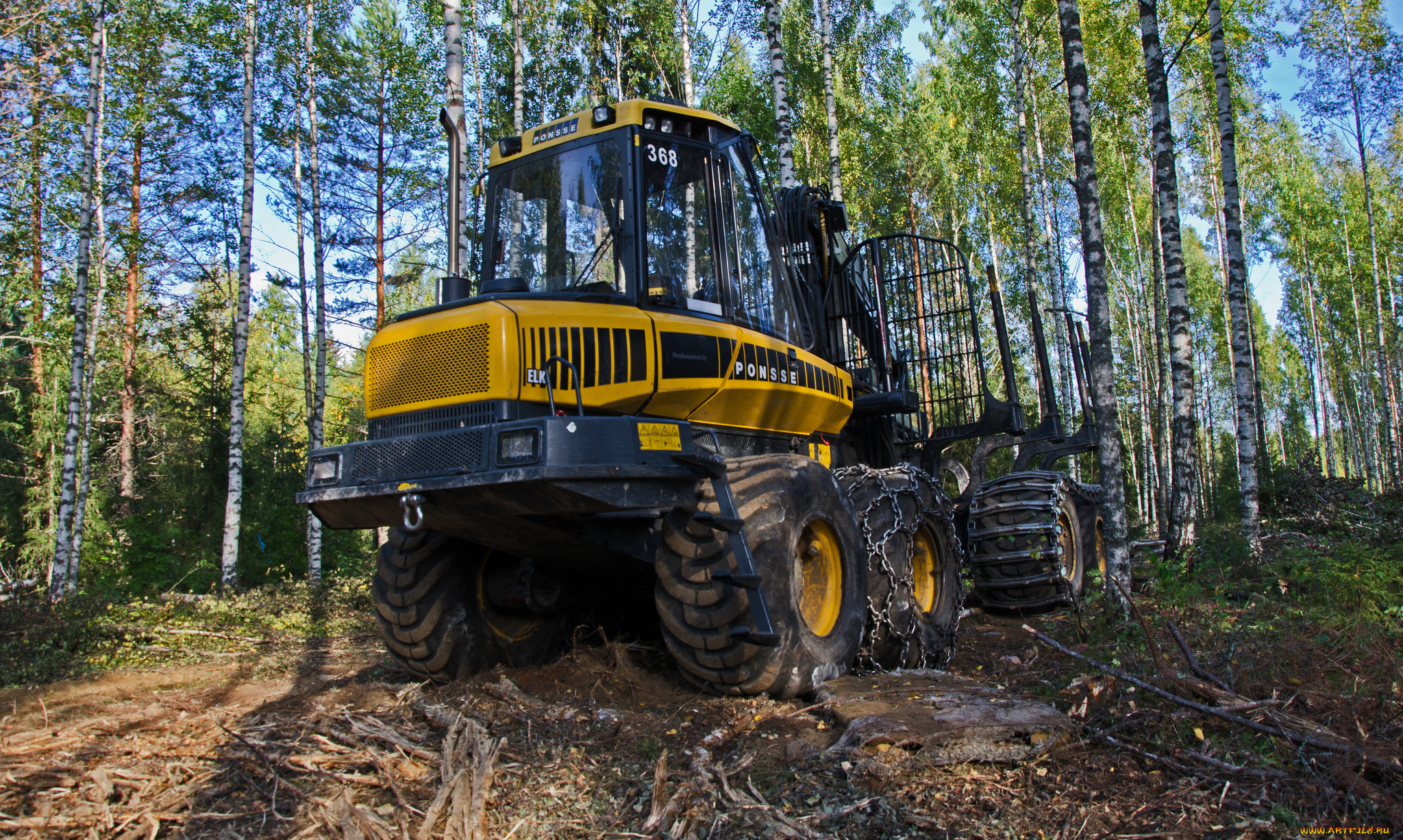 техника, тракторы, колесный, грунтозахваты, прицеп, трактор
