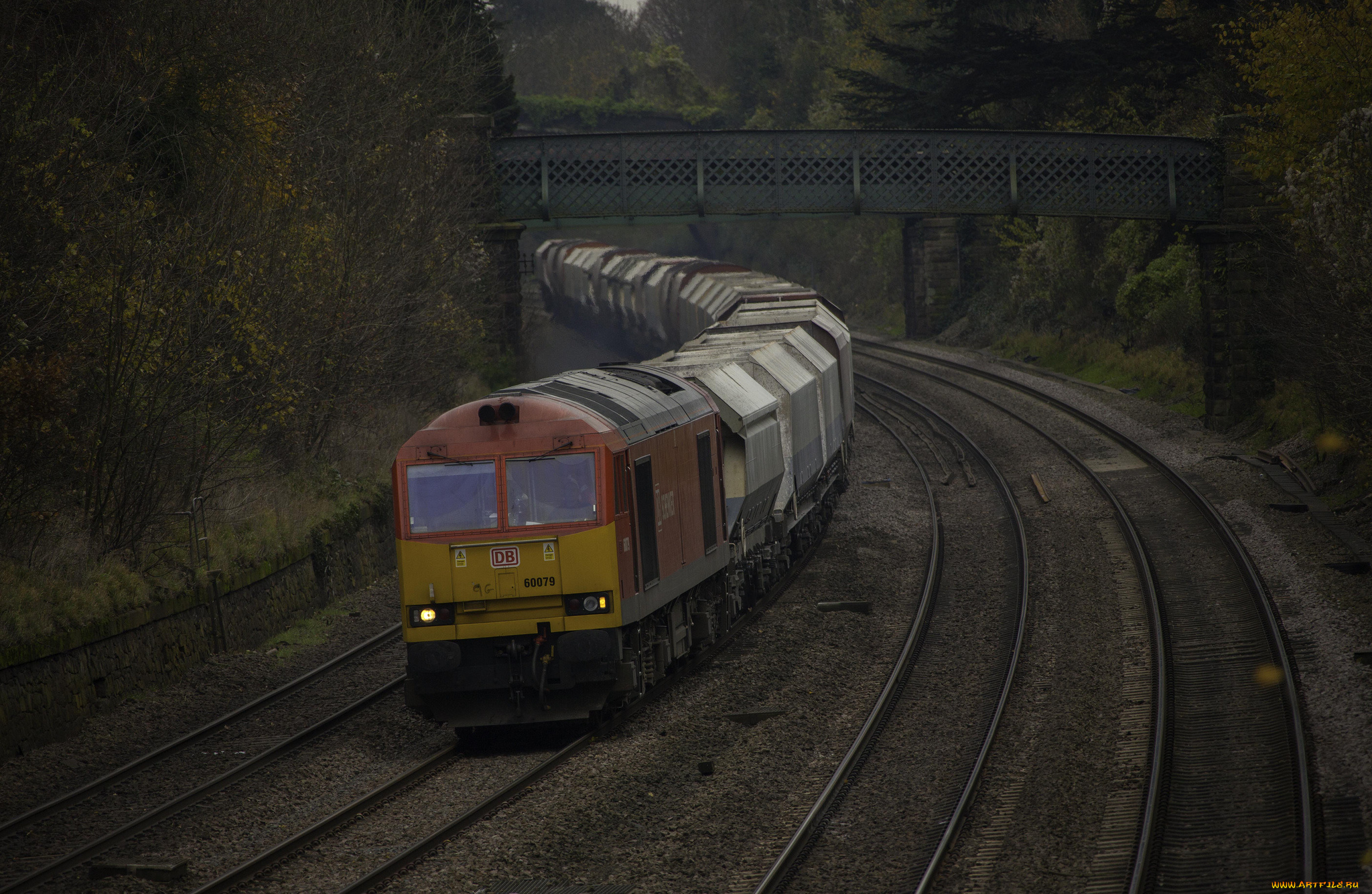 техника, поезда, локомотив, рельсы