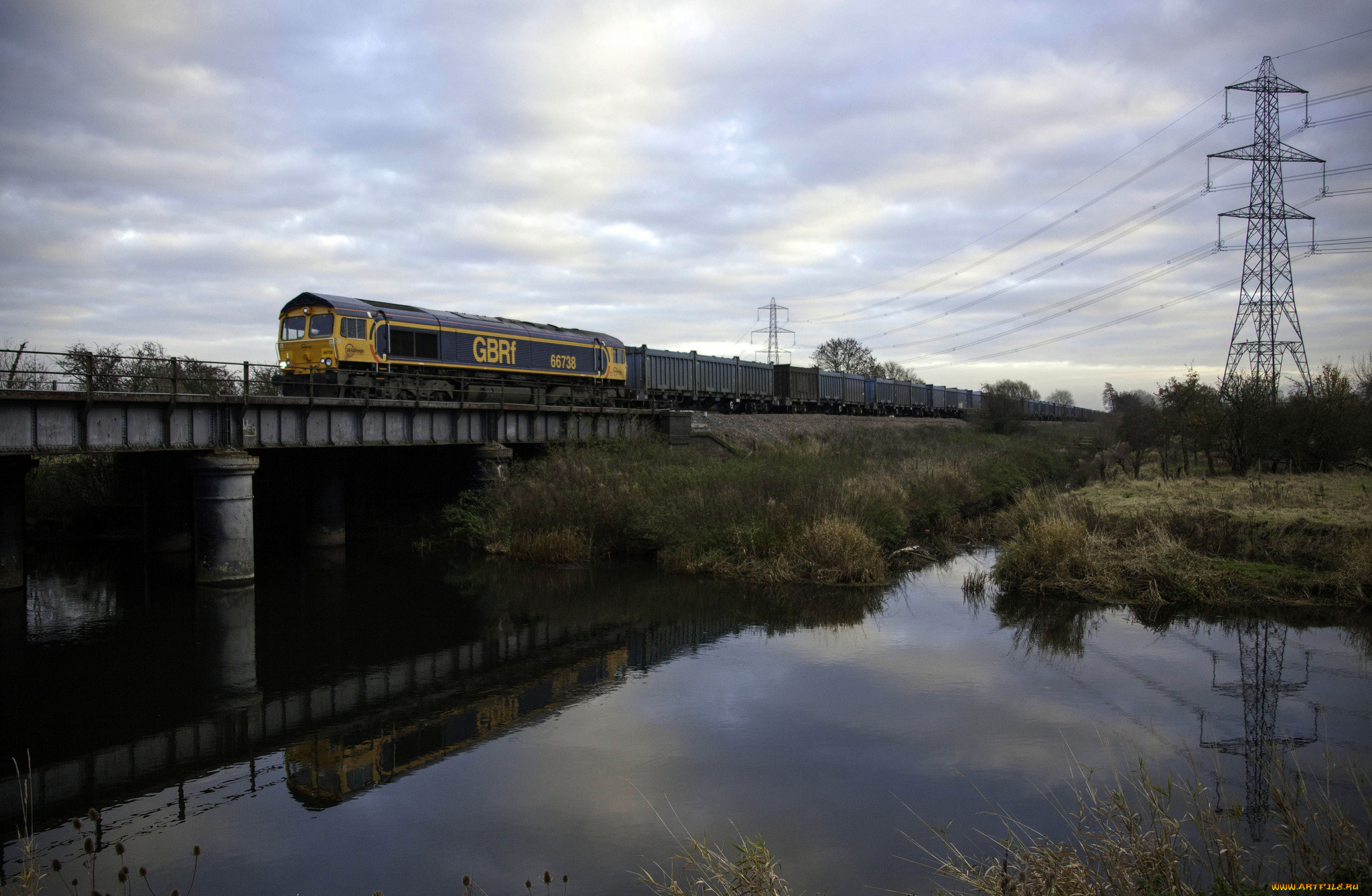 техника, поезда, рельсы, локомотив