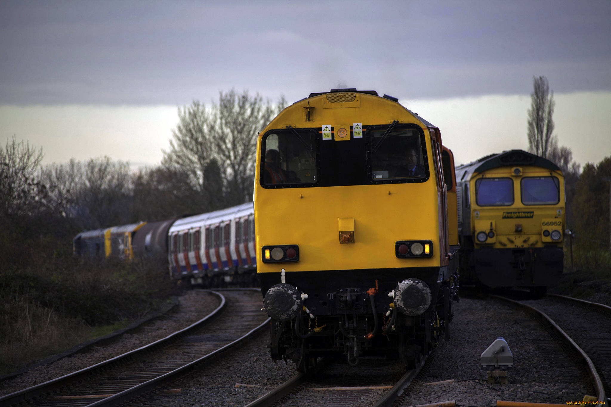 техника, поезда, рельсы, локомотив