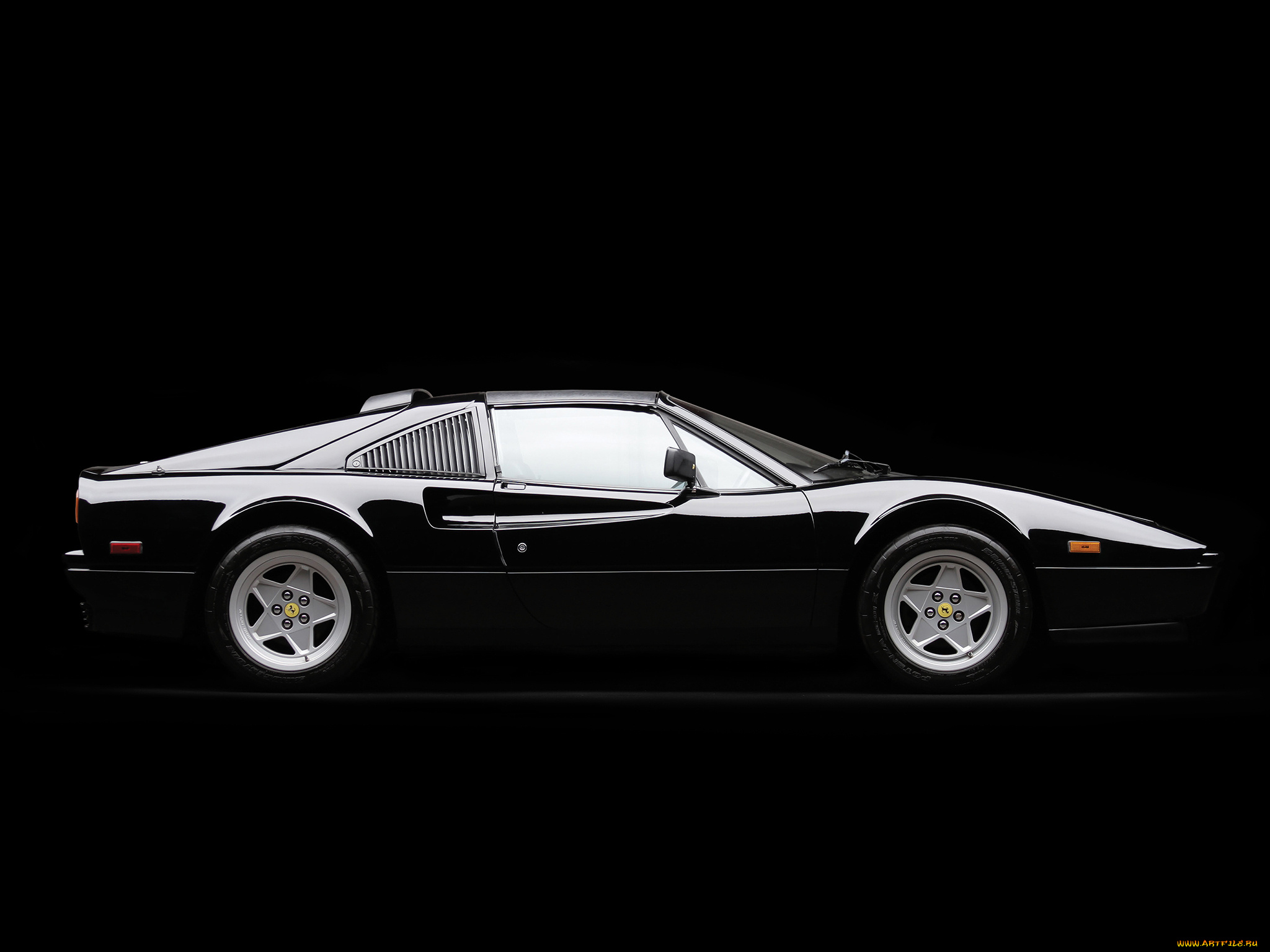 автомобили, ferrari, темный, 1985г, us-spec, 328, gts