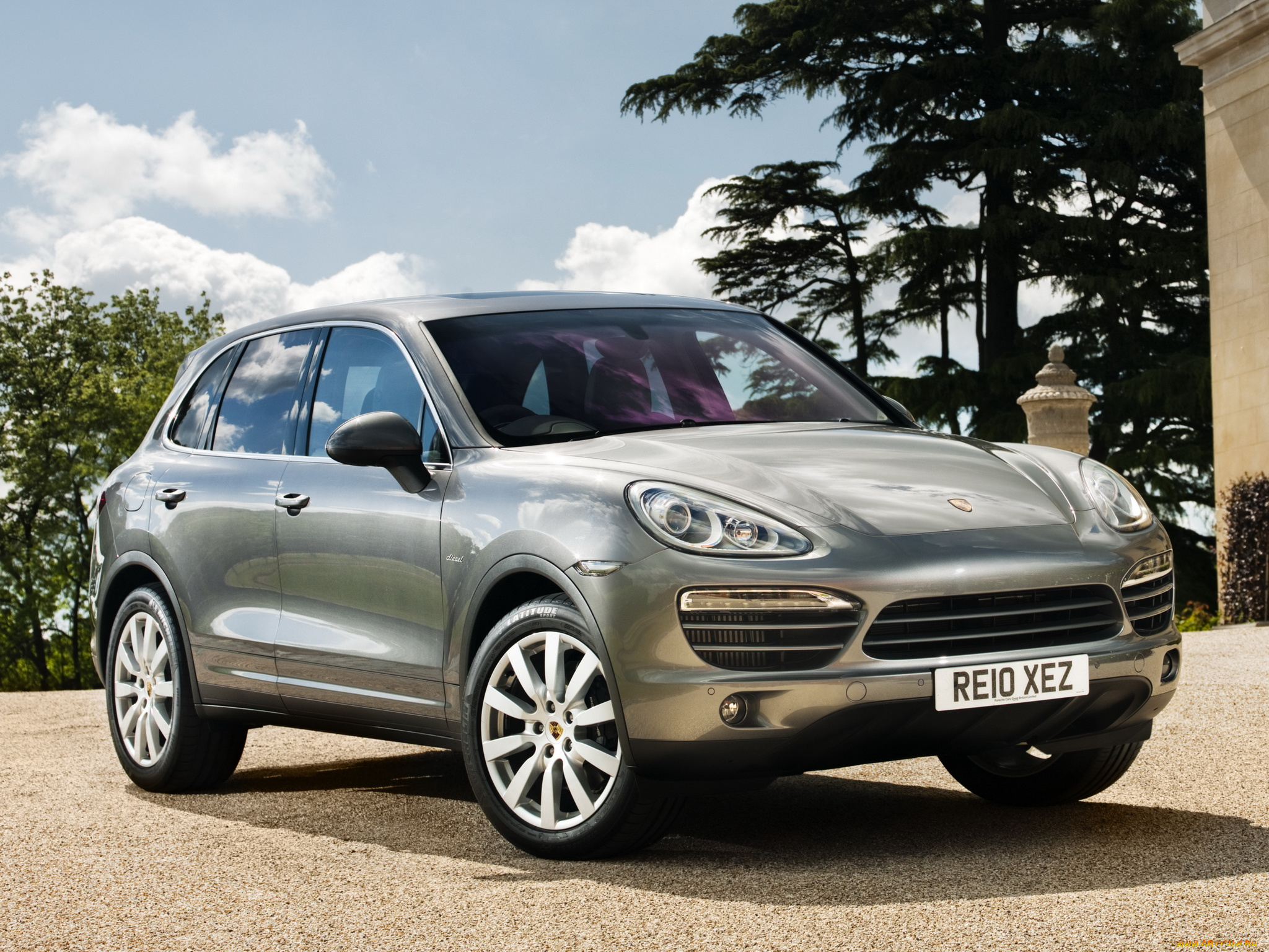 автомобили, porsche, 958, uk-spec, diesel, cayenne, 2010г