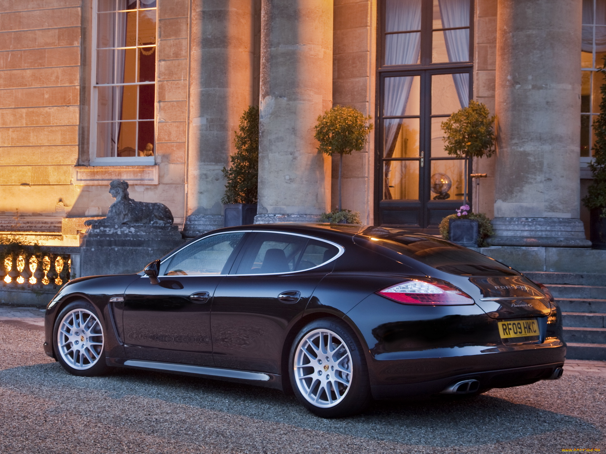 автомобили, porsche, panamera, uk-spec, turbo, 2009, 970