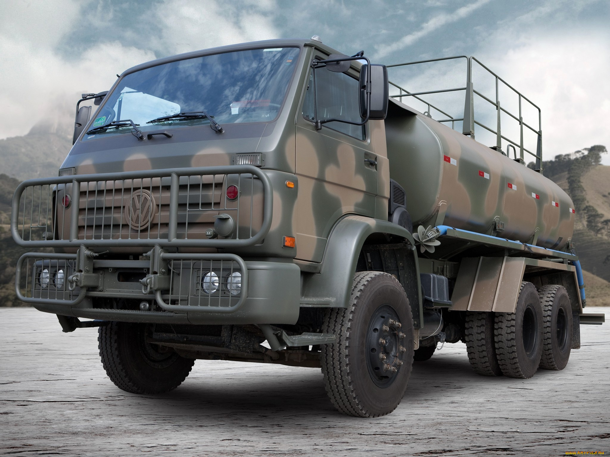 автомобили, volkswagen, 26-260, worker, military, tanker, 2008г