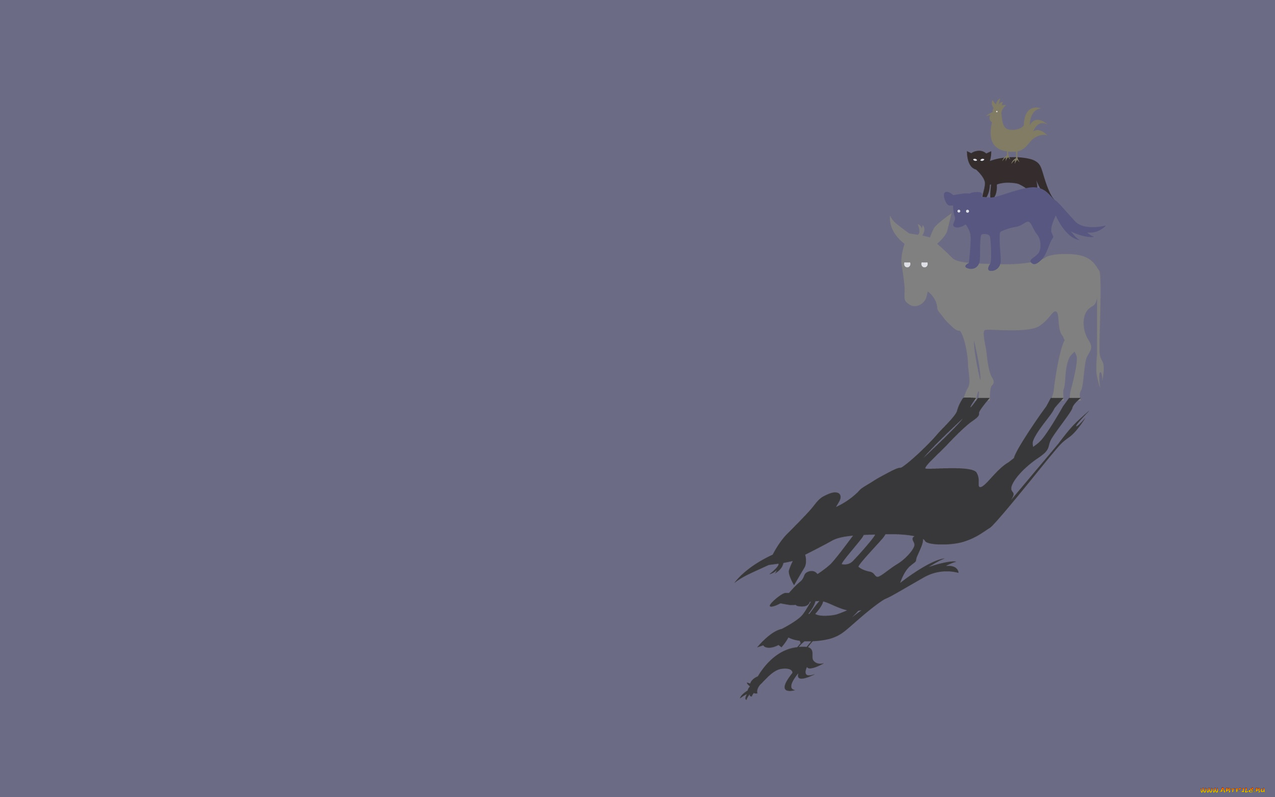 рисованные, минимализм, звери