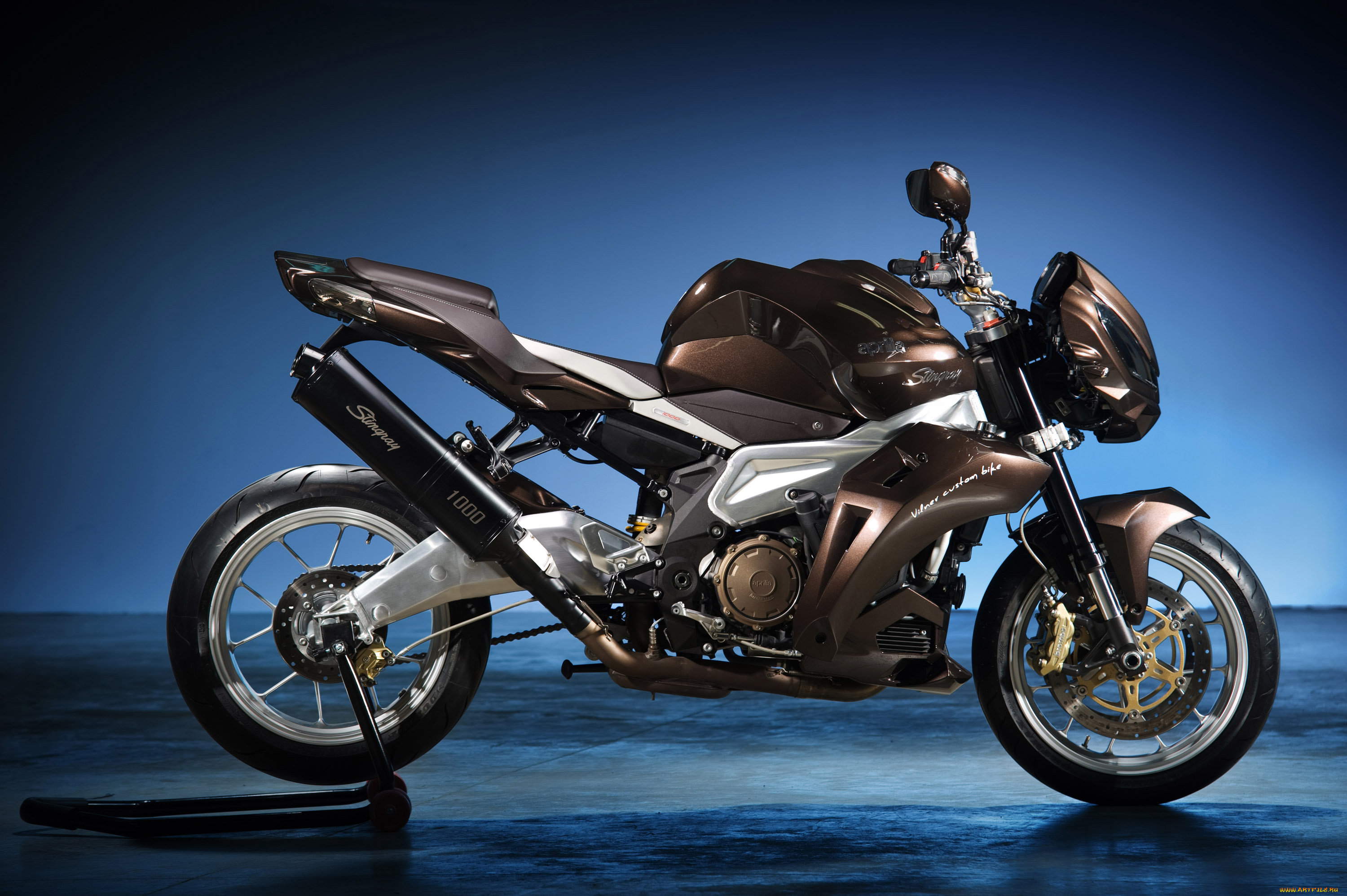 vilner-aprilia-stingray, мотоциклы, aprilia, stingray