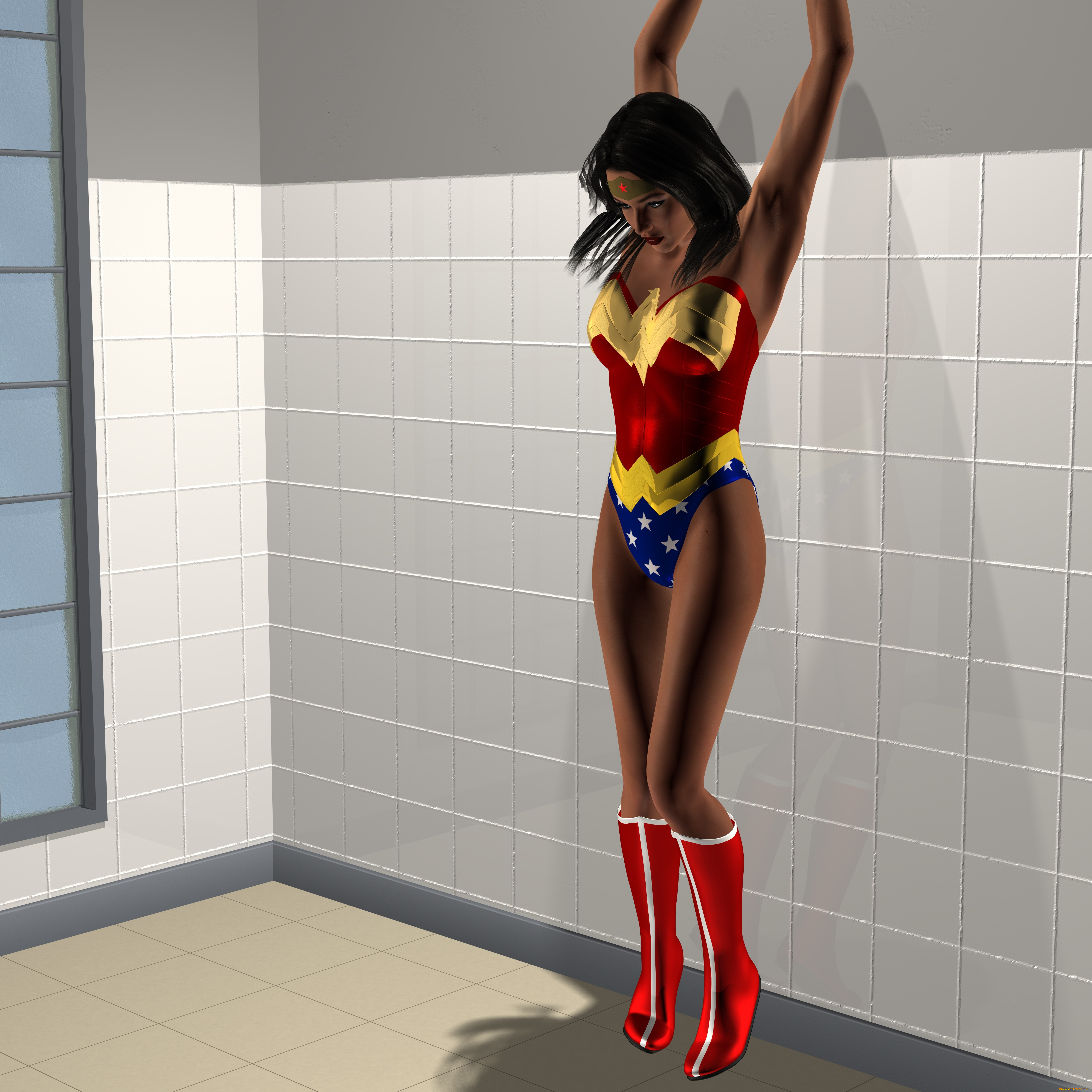 3д, графика, fantasy, , фантазия, супермен