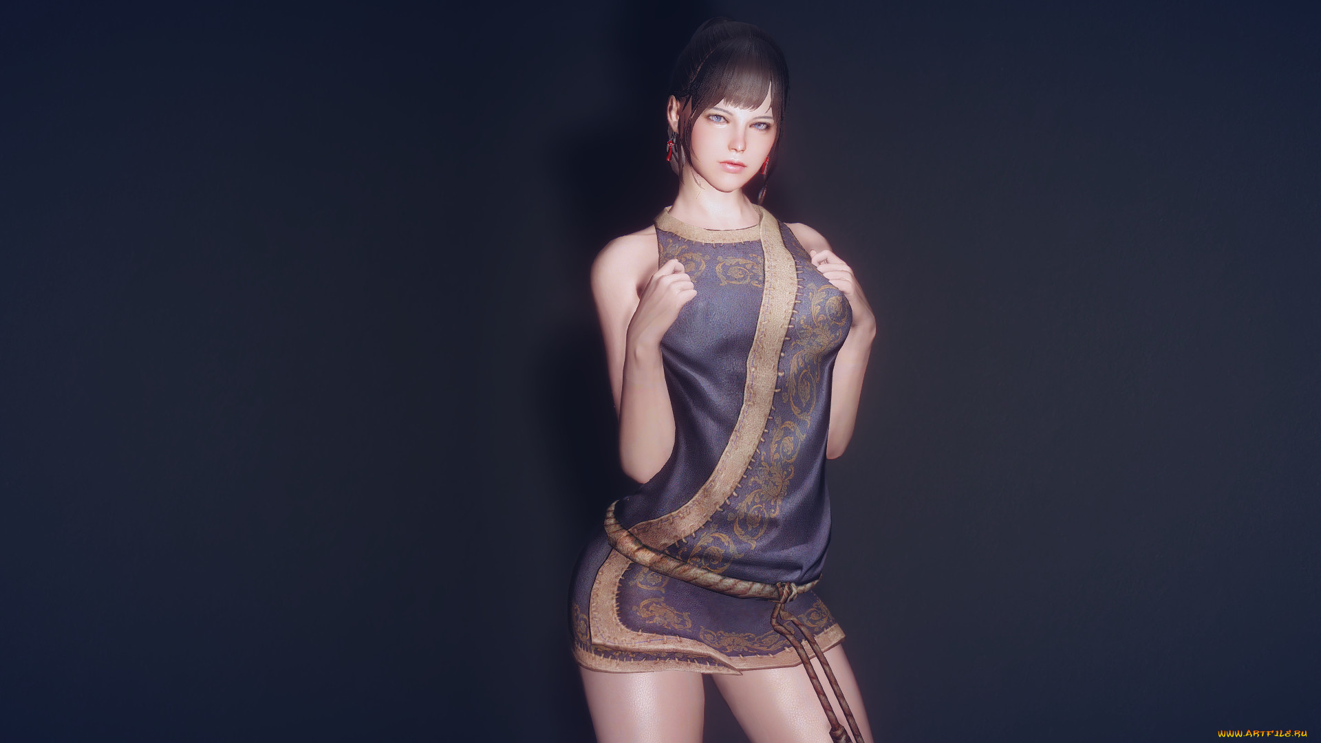 3д, графика, люди, , people, девушка, фон, взгляд