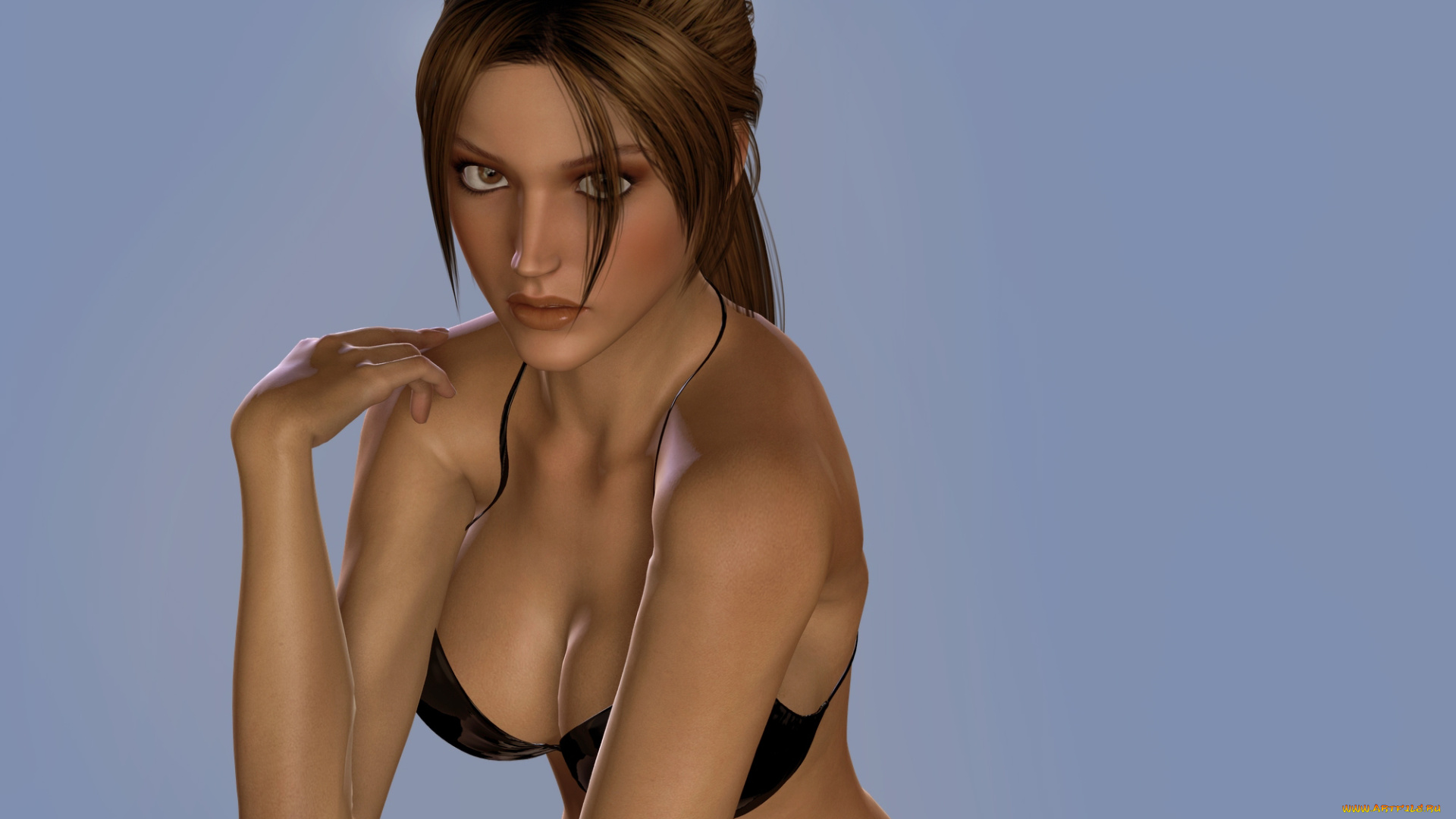 3д, графика, люди, , people, девушка, взгляд, фон