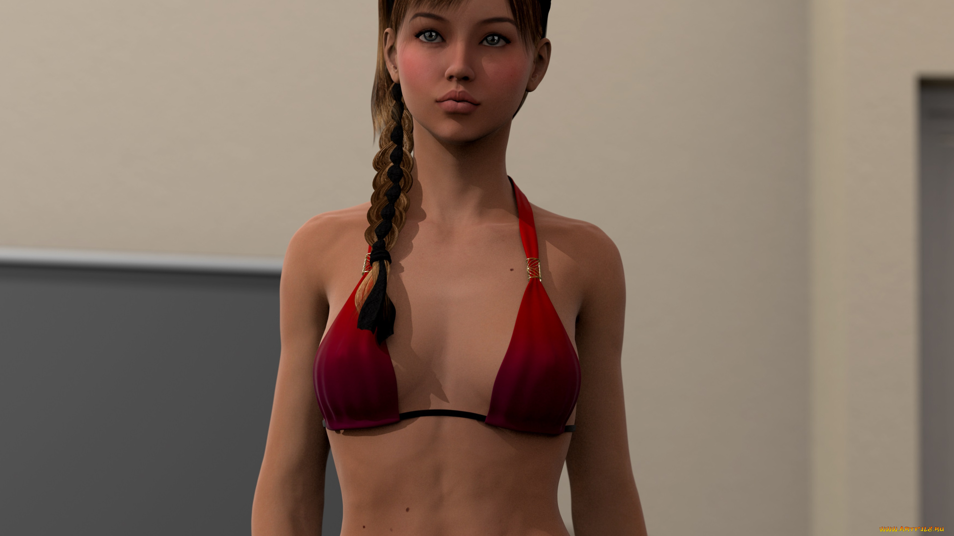 3д, графика, люди, , people, девушка, взгляд, фон