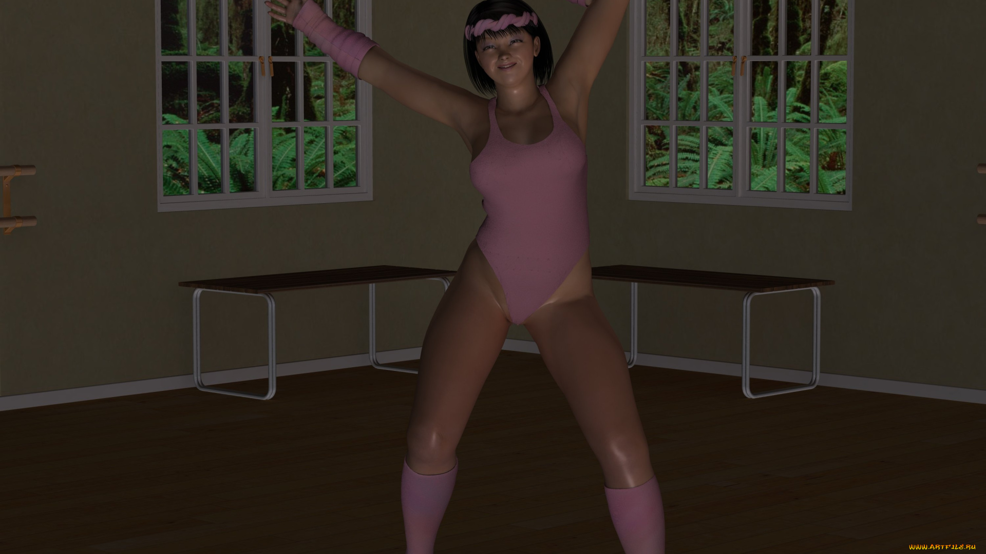 3д, графика, люди, , people, девушка, взгляд, фон