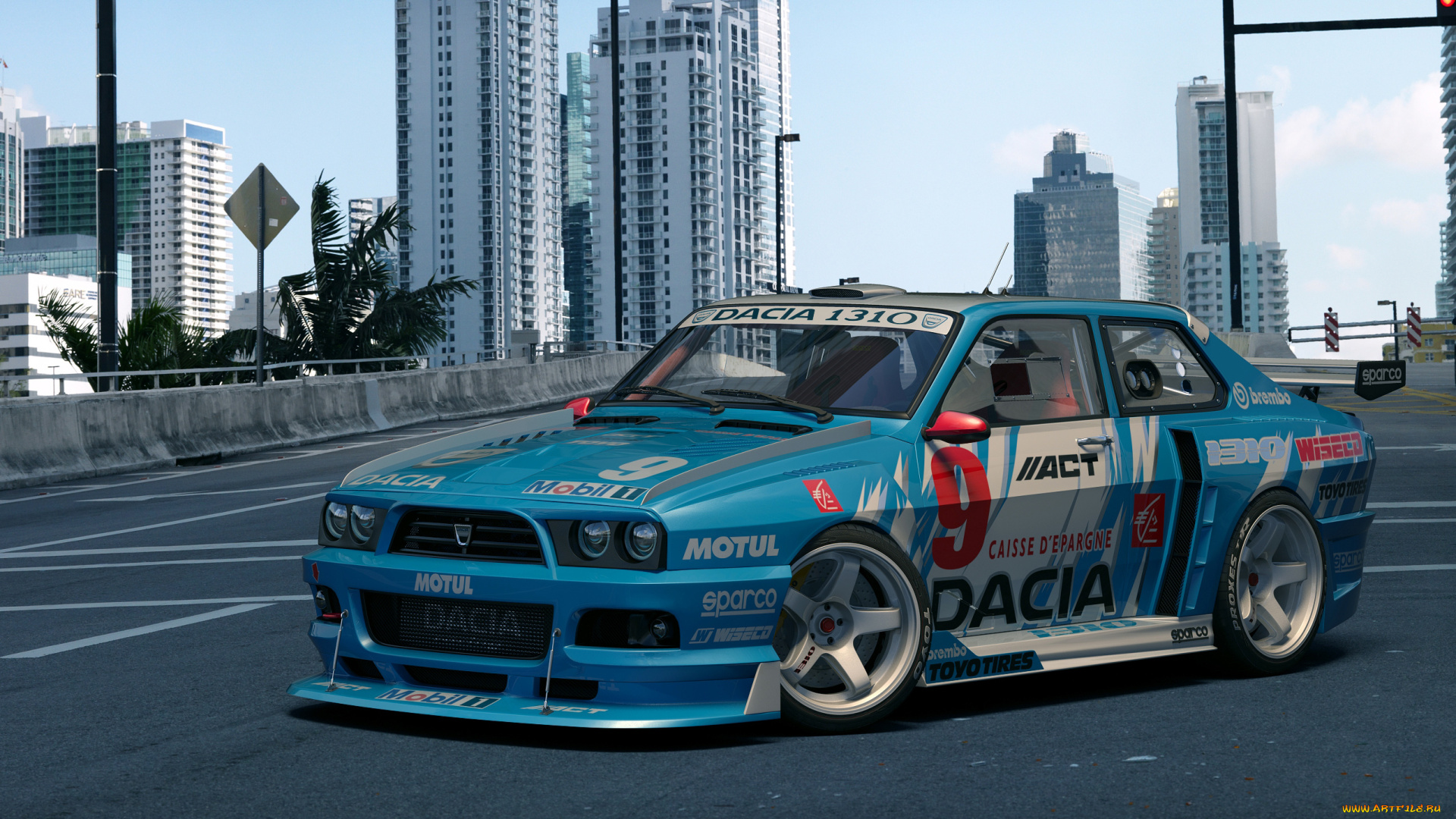 автомобили, 3д, dacia