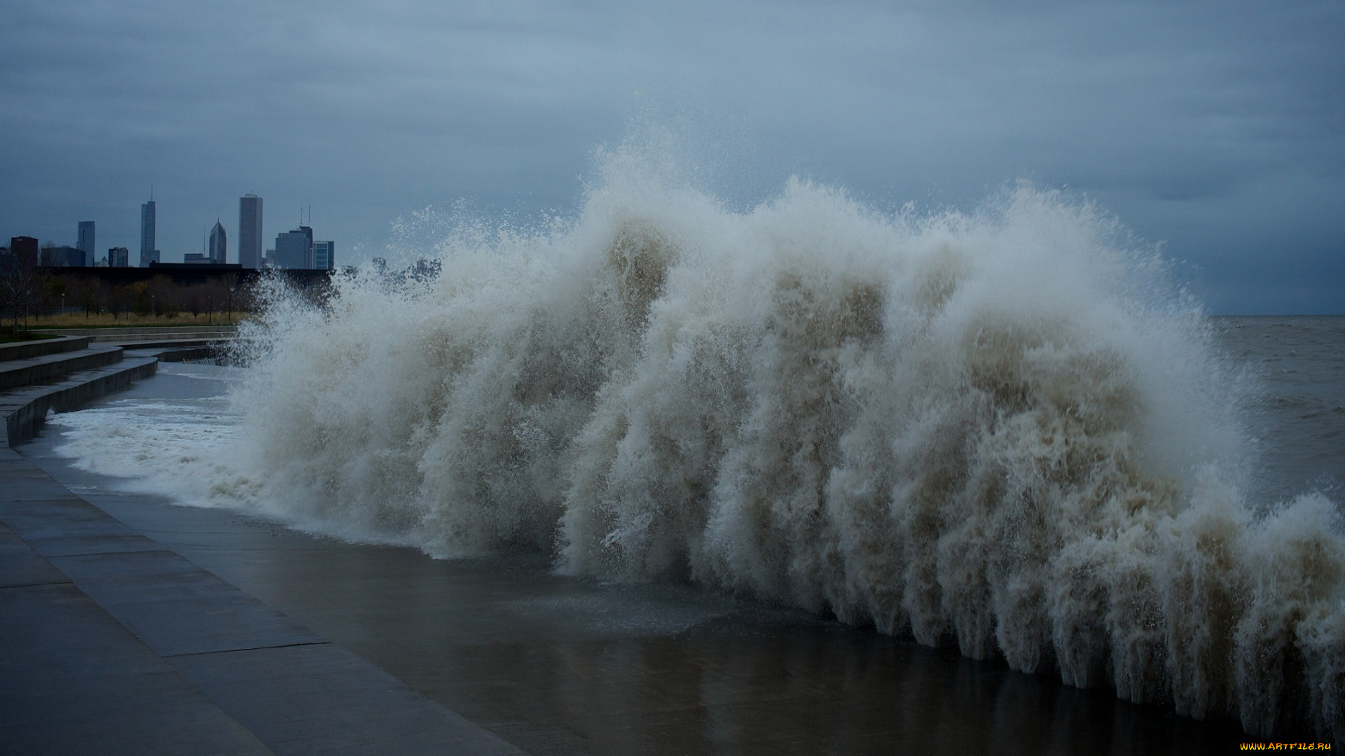 города, -, улицы, , площади, , набережные, тучи, город, шторм, стихия