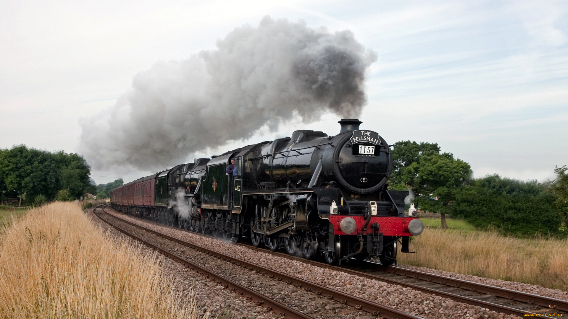 техника, паровозы, дорога, паровоз, железная