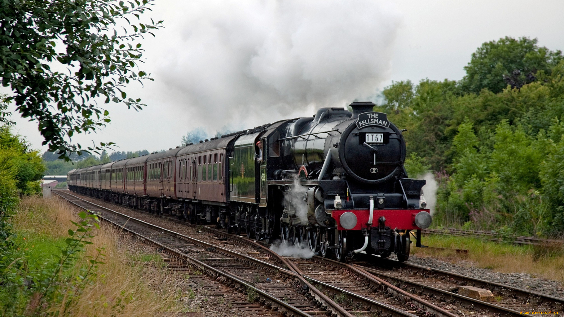 техника, паровозы, паровоз, дорога, железная