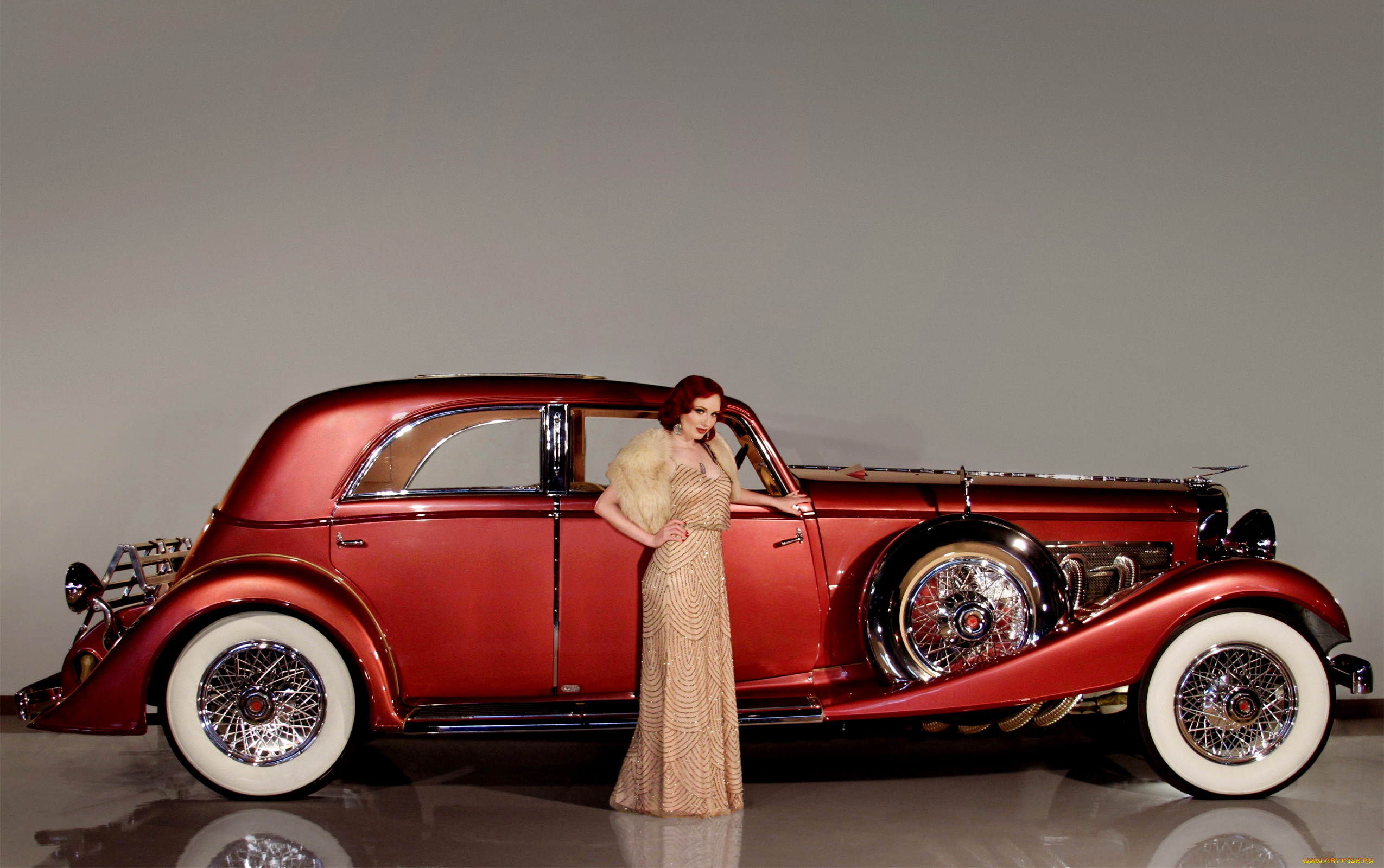 автомобили, -авто, с, девушками, duesenberg