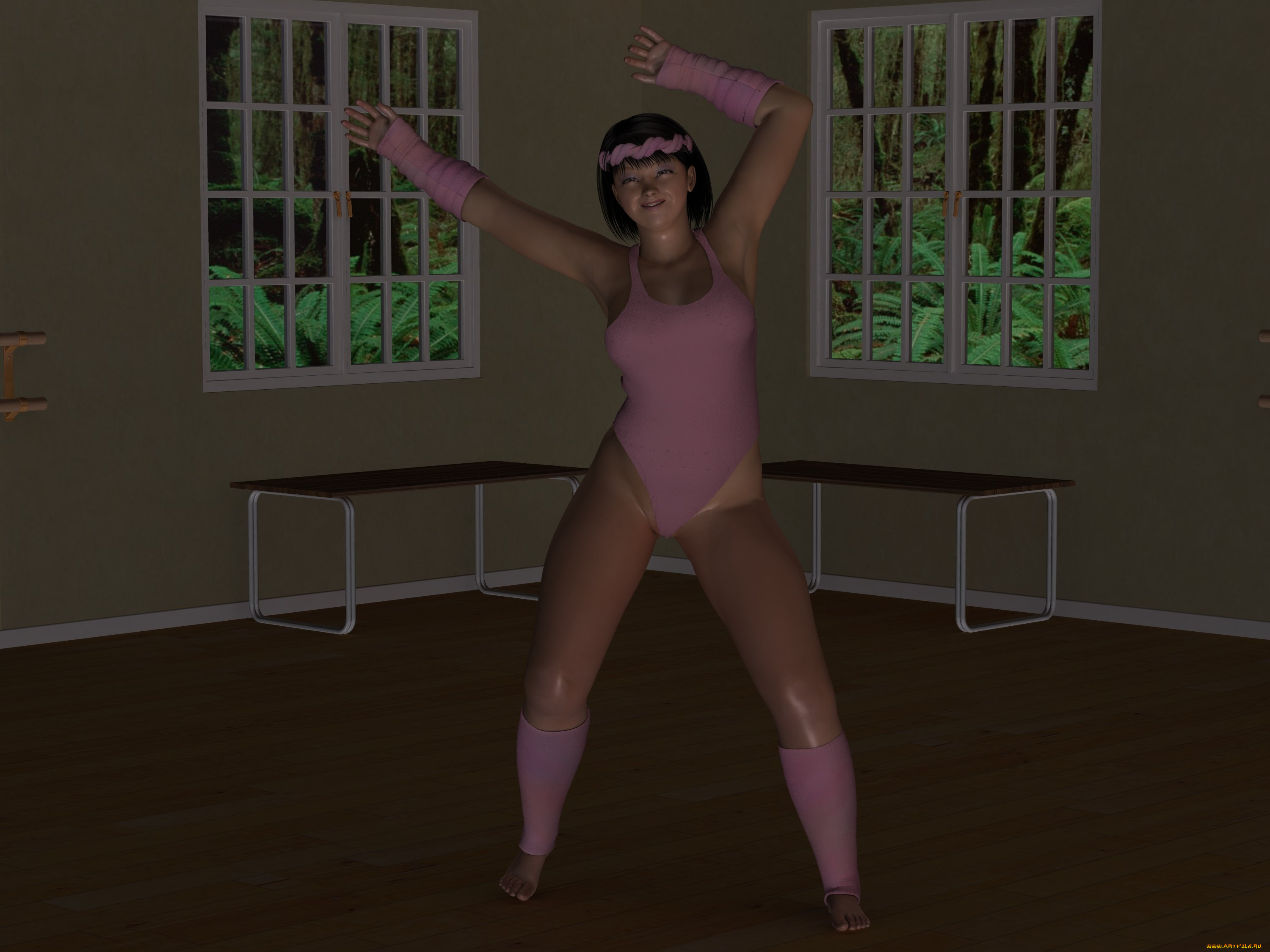 3д, графика, люди, , people, девушка, взгляд, фон