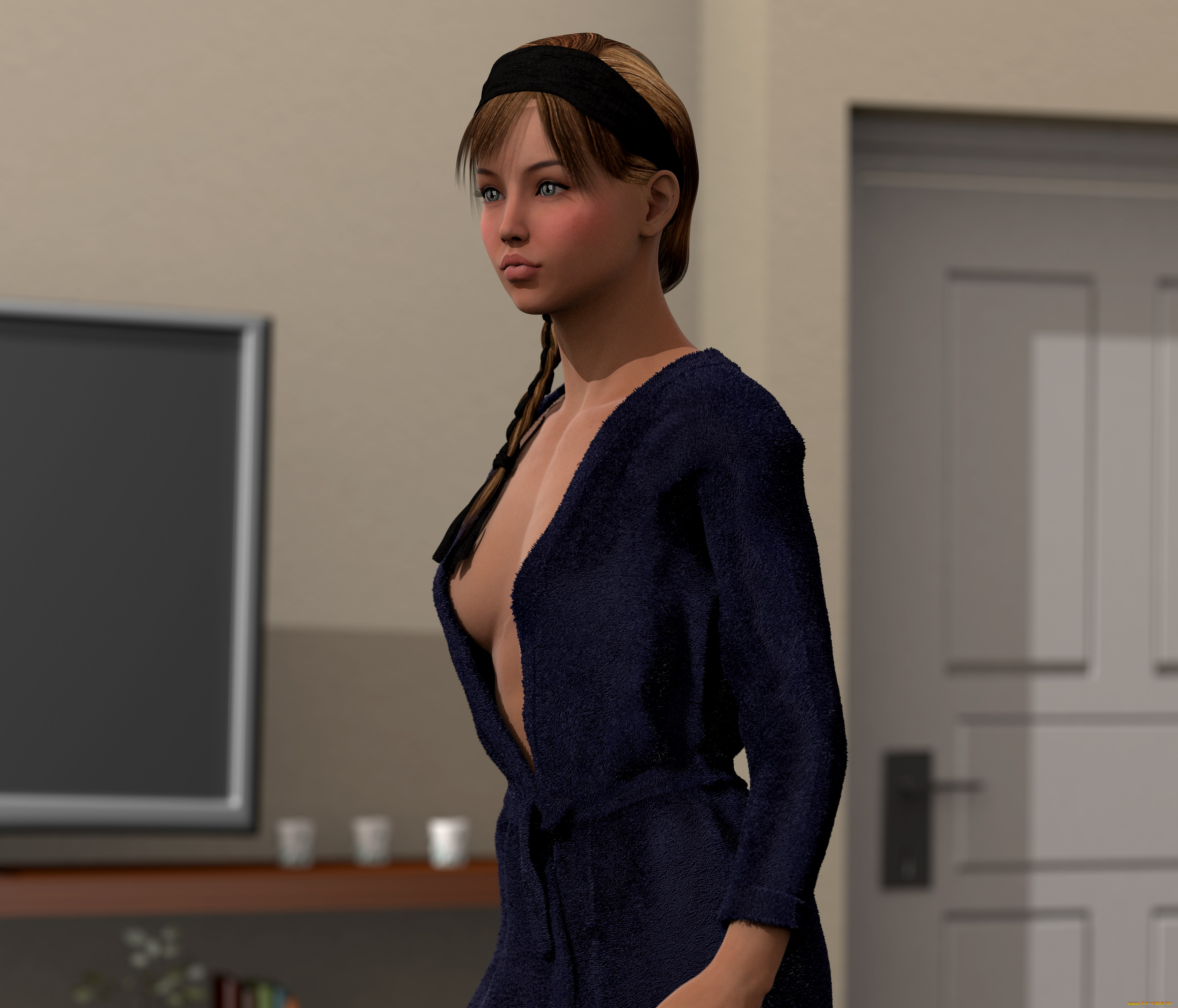 3д, графика, люди, , people, фон, взгляд, девушка