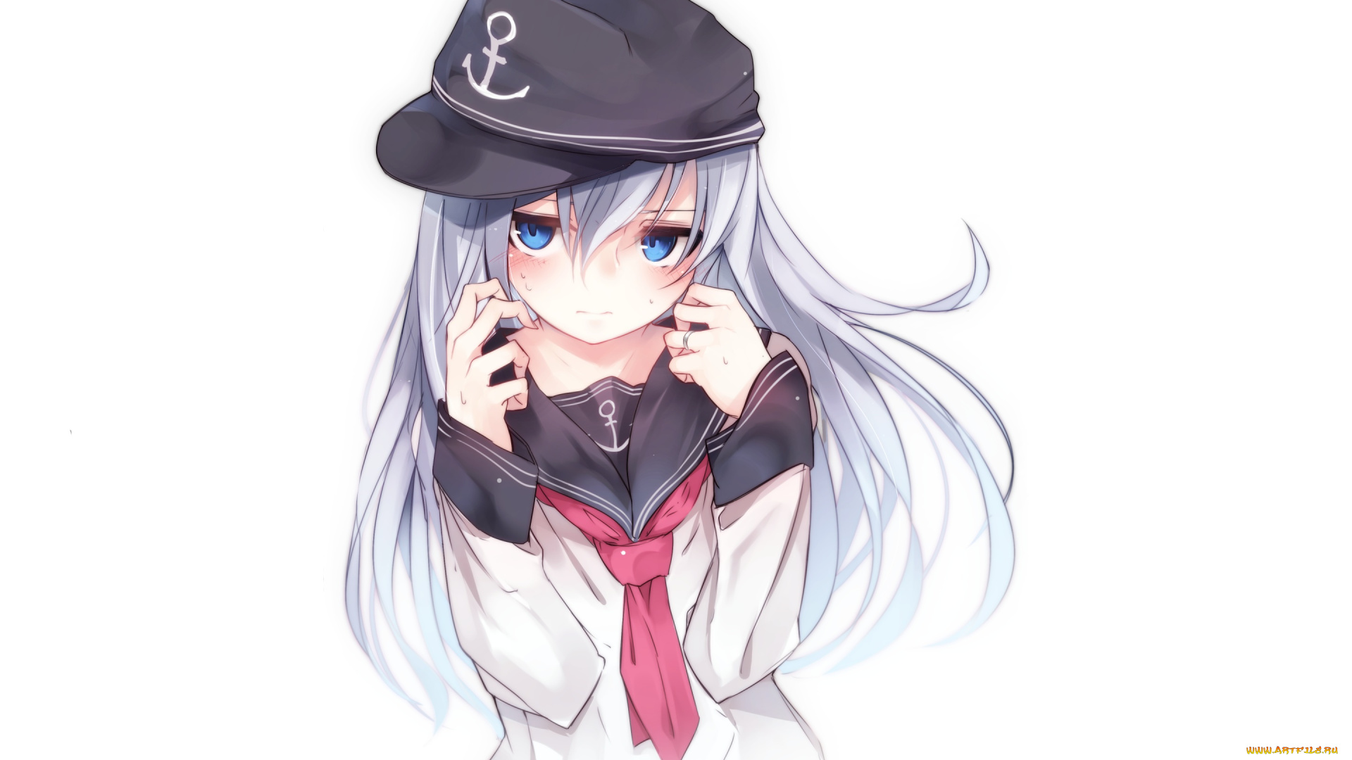 аниме, kantai, collection, kantai, collection, hibiki, kancolle, haegiwa