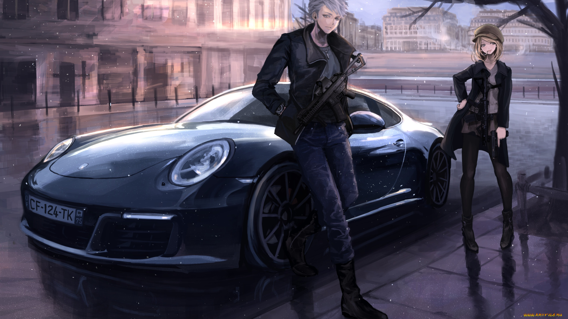 автор, , terabyte, , rook777, аниме, оружие, , техника, , технологии, арт, город, автомобиль, парень, девушка