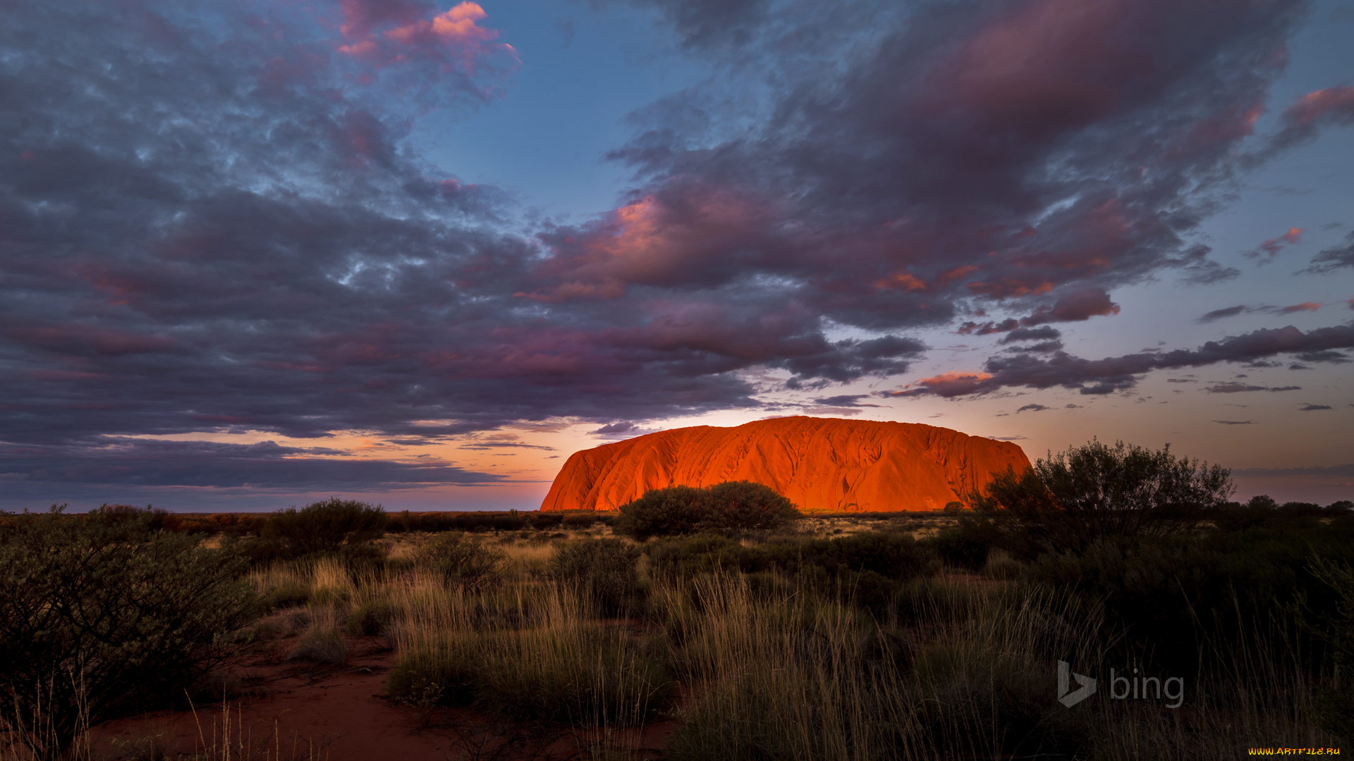 природа, пейзажи, облака, скала, пустыня