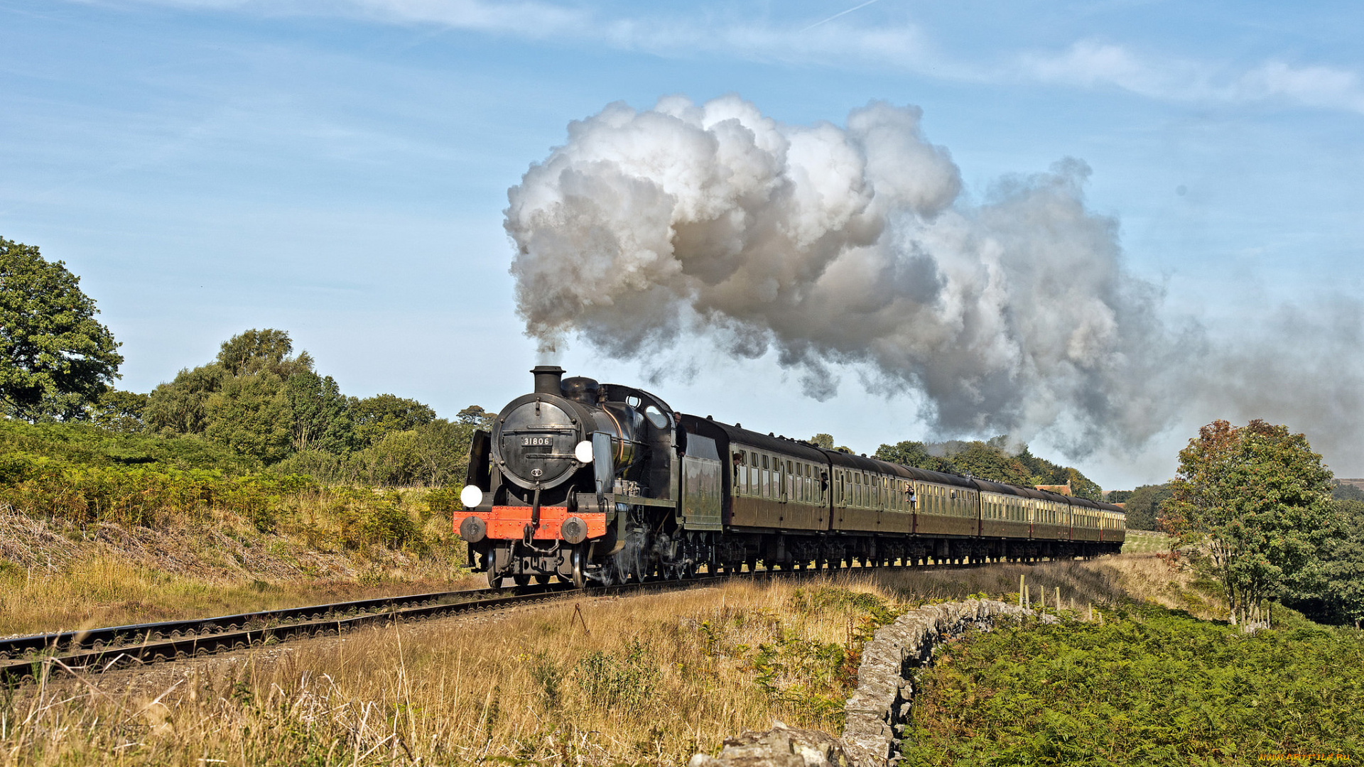 техника, паровозы, паровоз, рельсы