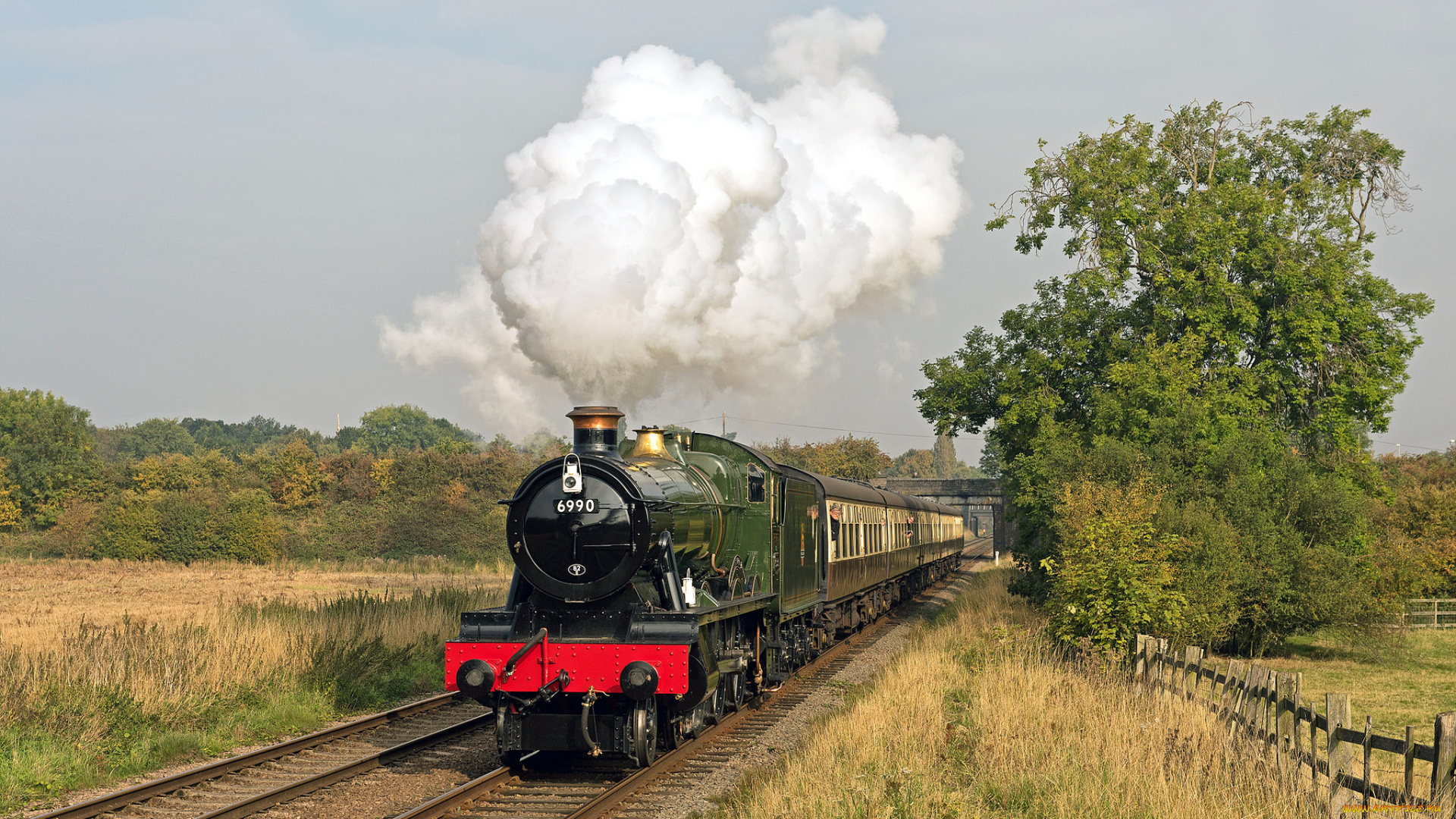 техника, паровозы, паровоз, рельсы