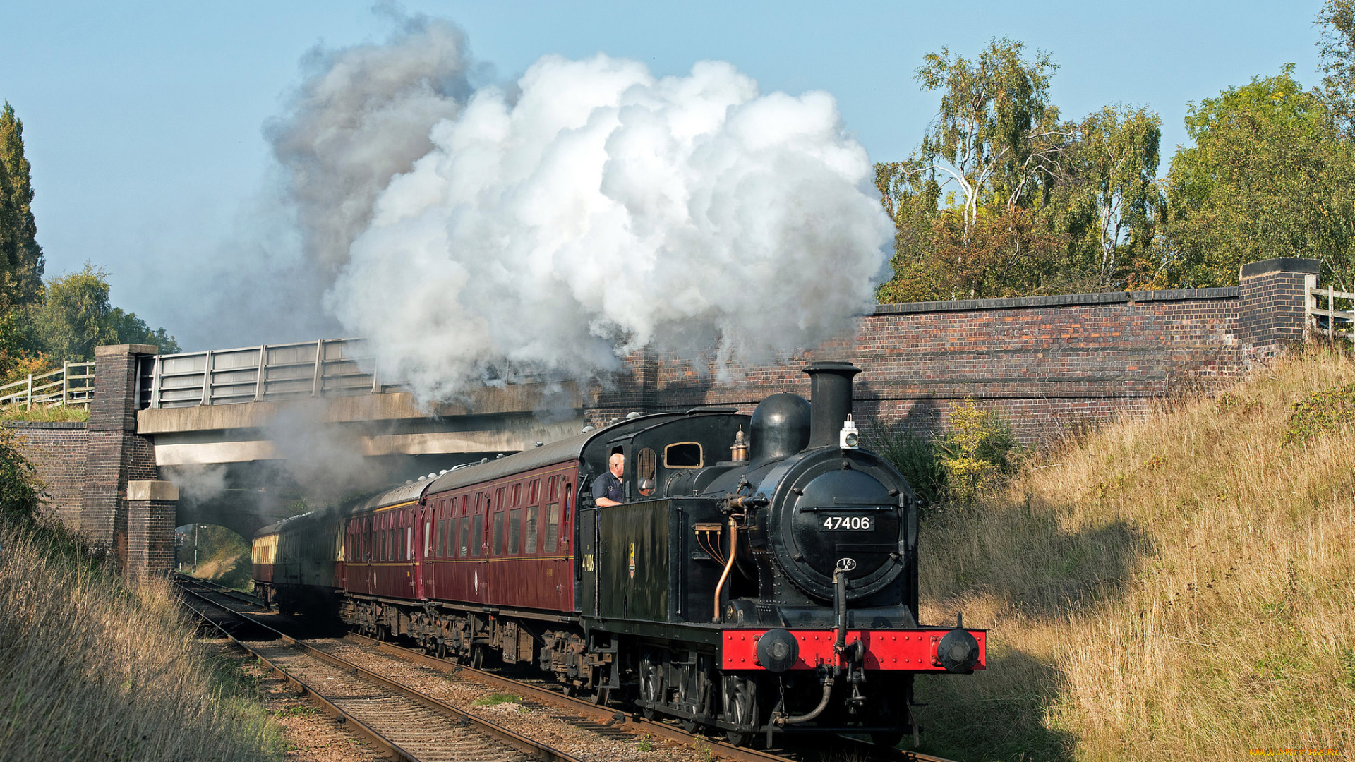 техника, паровозы, паровоз, рельсы