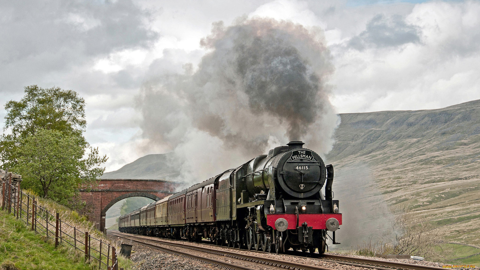 техника, паровозы, рельсы, паровоз