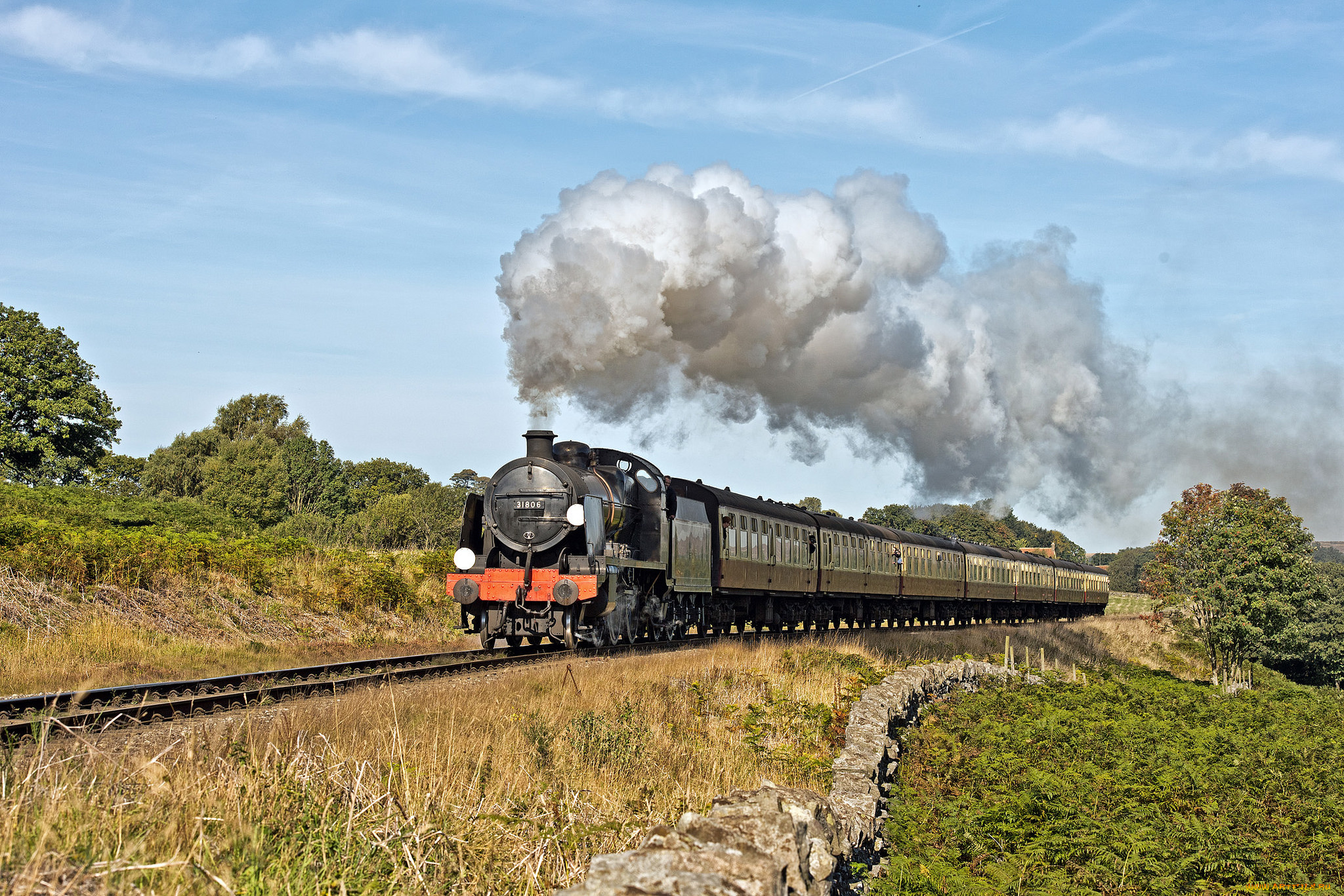 техника, паровозы, паровоз, рельсы