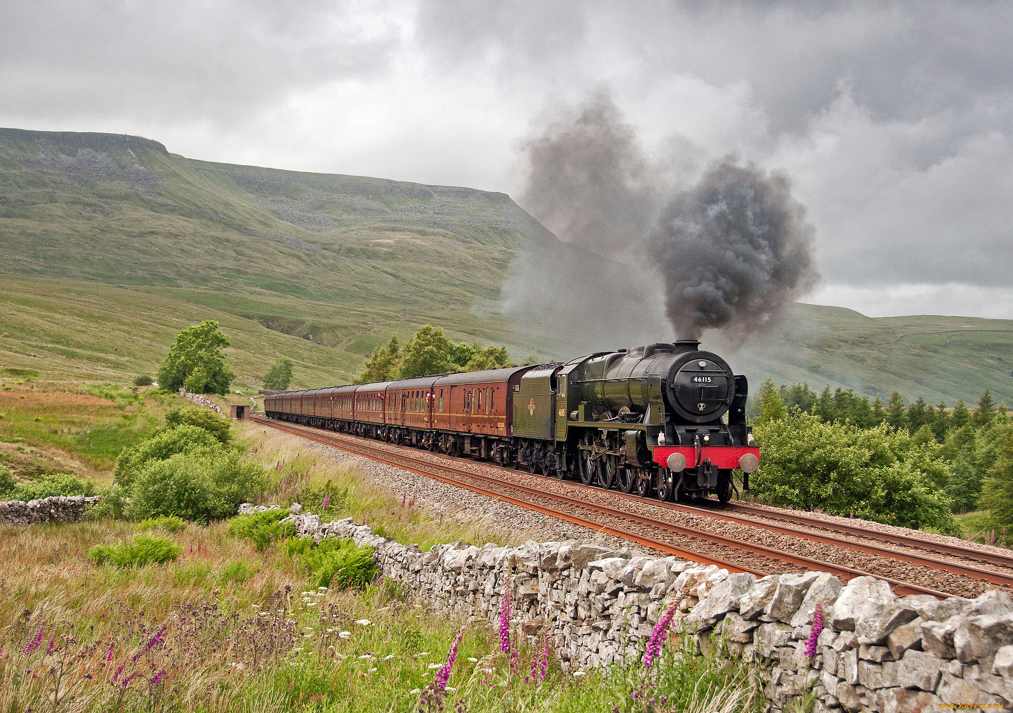 техника, паровозы, рельсы, паровоз