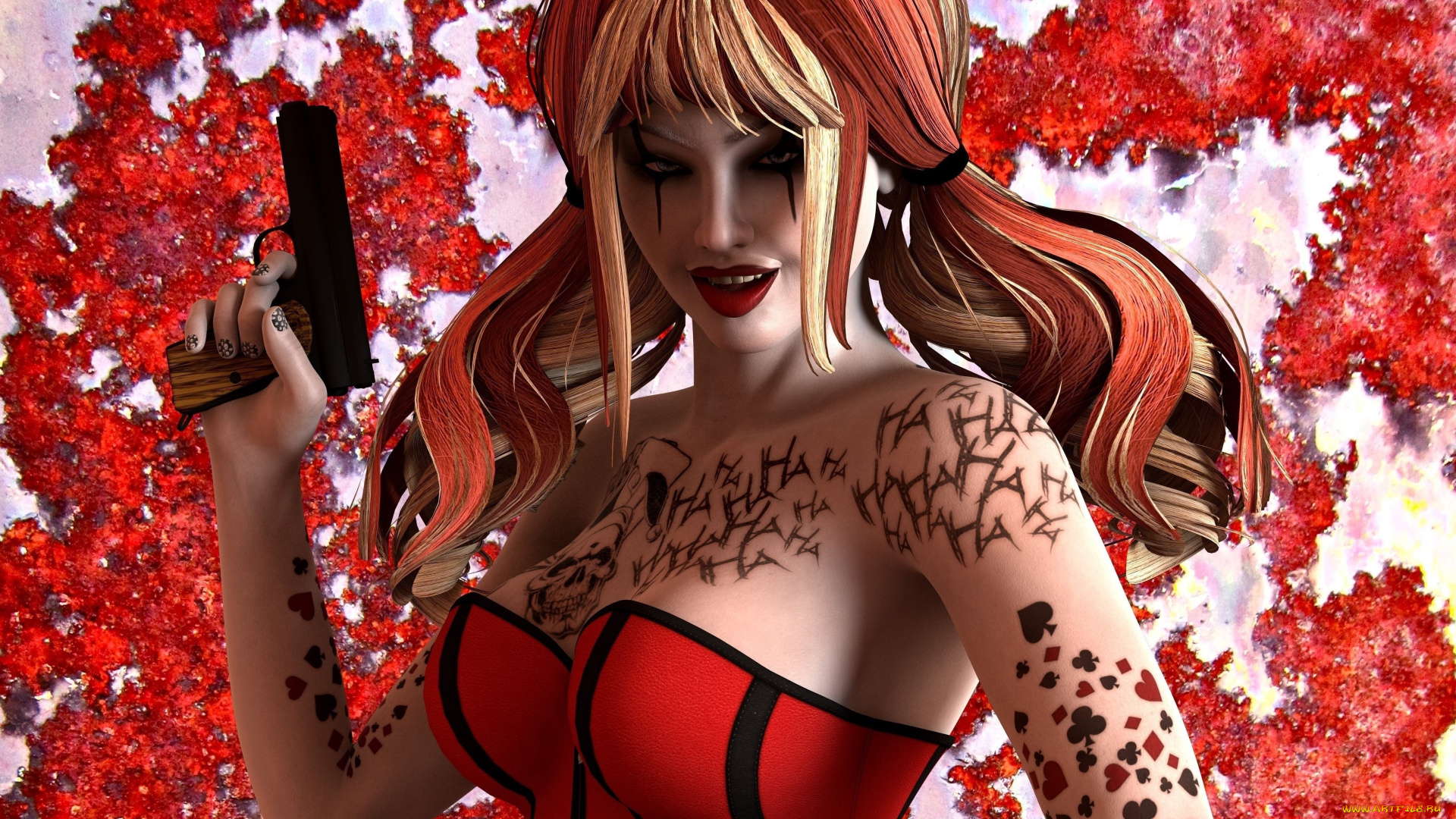 3д, графика, фантазия, , fantasy, фон, взгляд, девушка