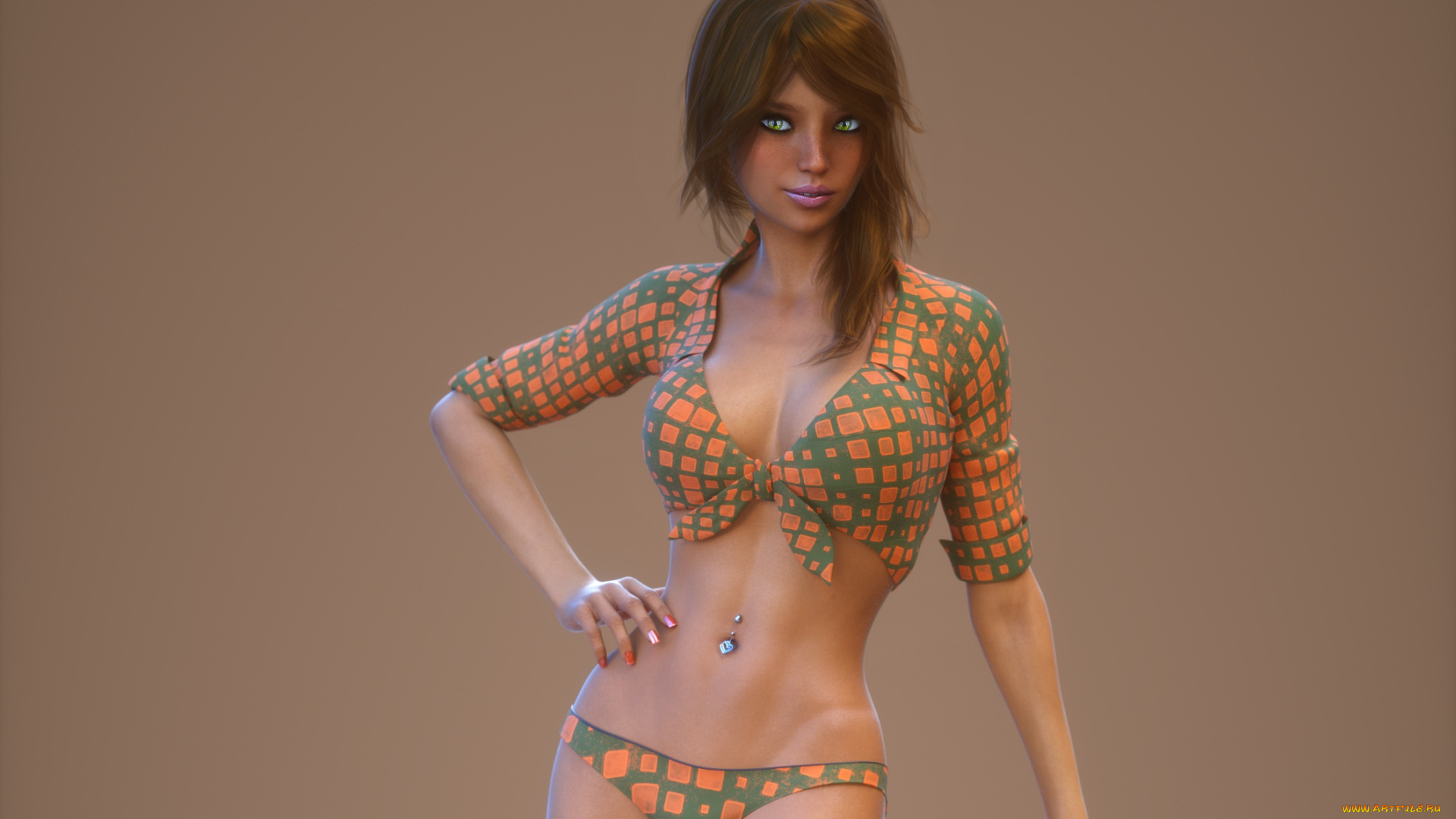 3д, графика, люди, , people, фон, взгляд, девушка