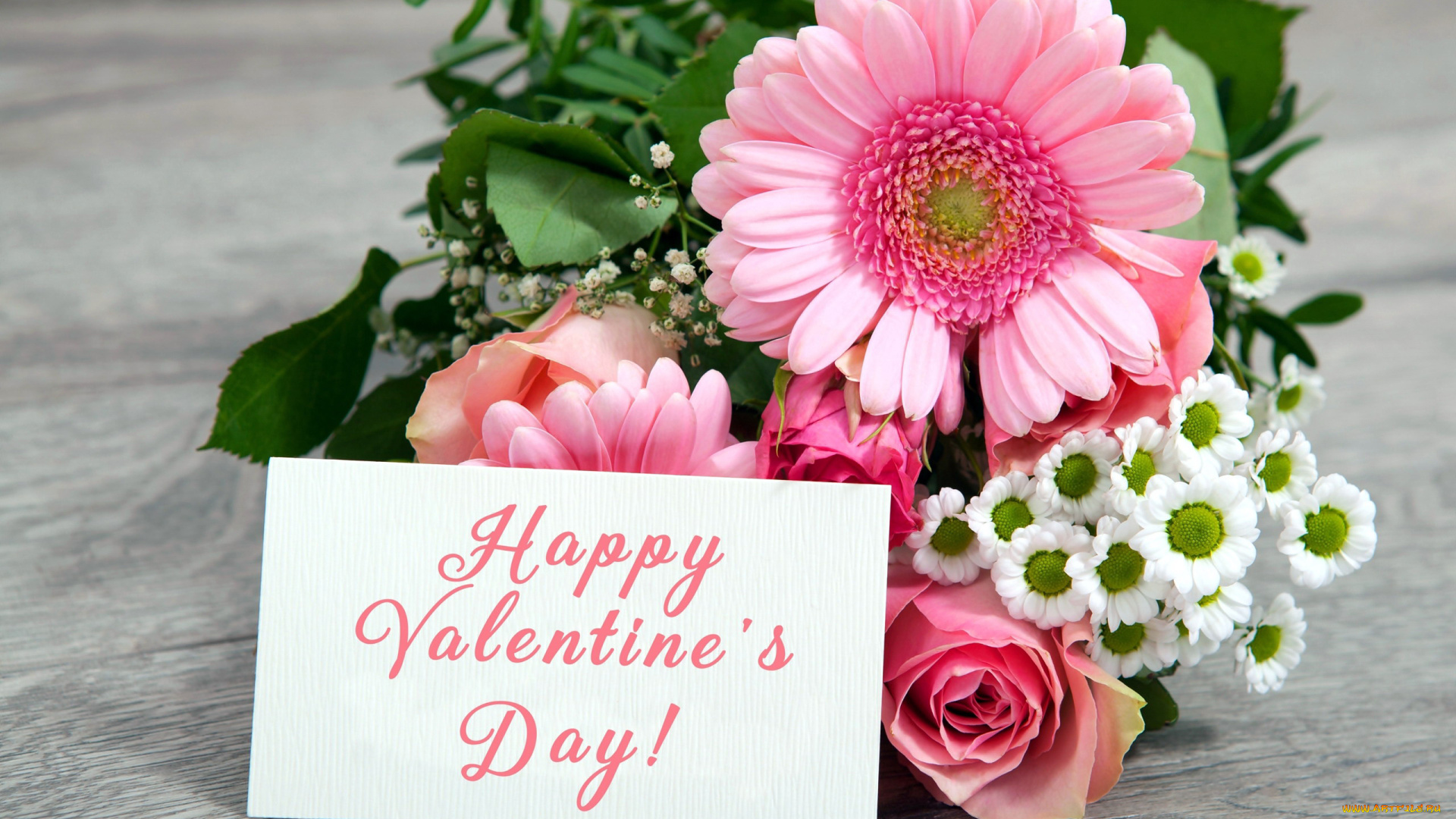 праздничные, день, святого, валентина, , сердечки, , любовь, пожелание, записка, букет