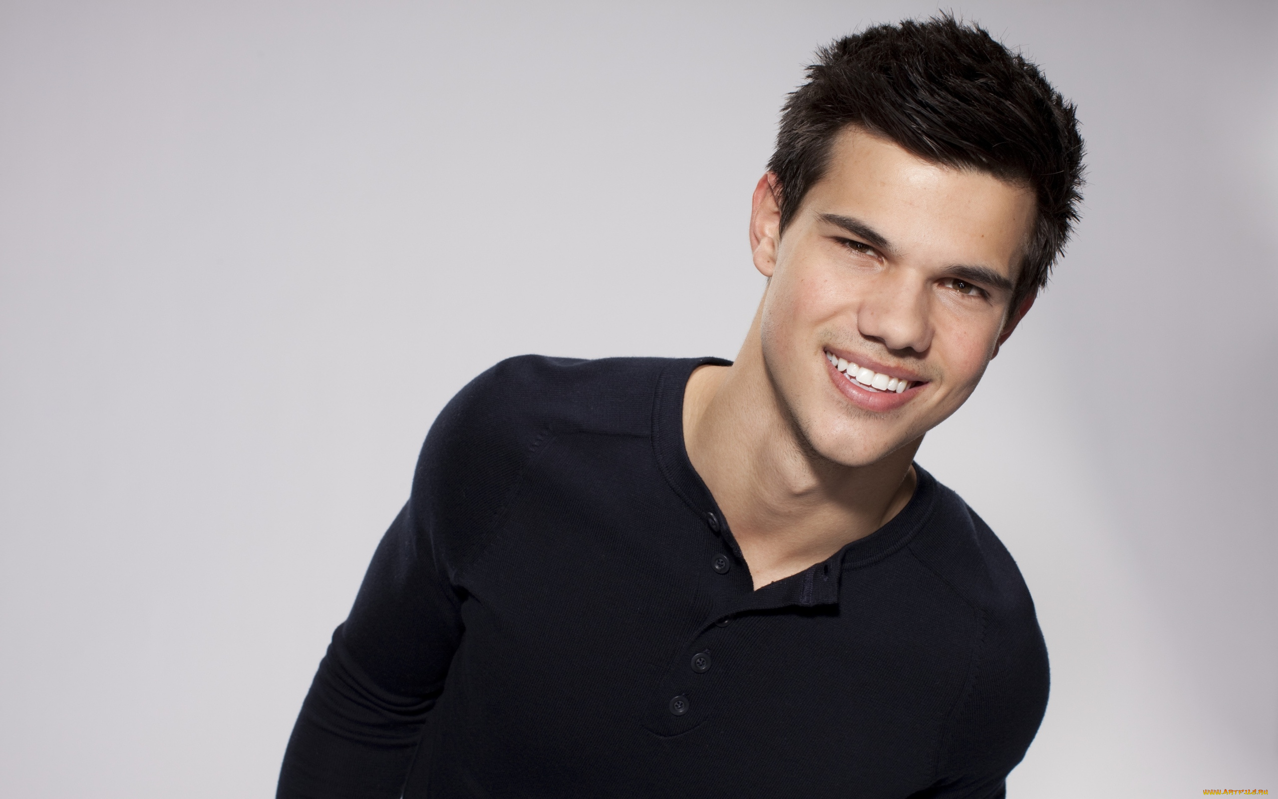 мужчины, taylor, lautner, улыбка