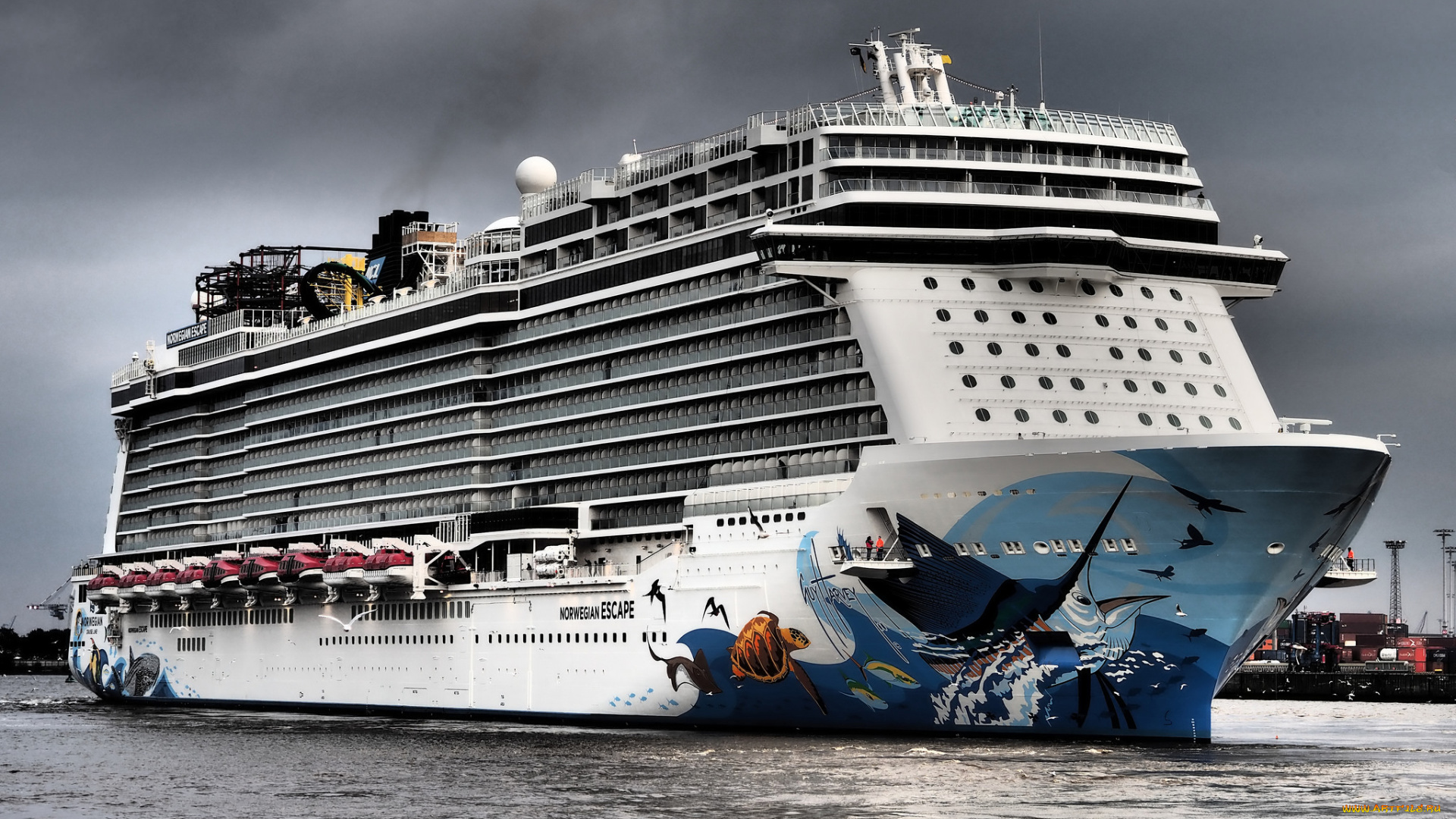 корабли, лайнеры, круиз, лайнер