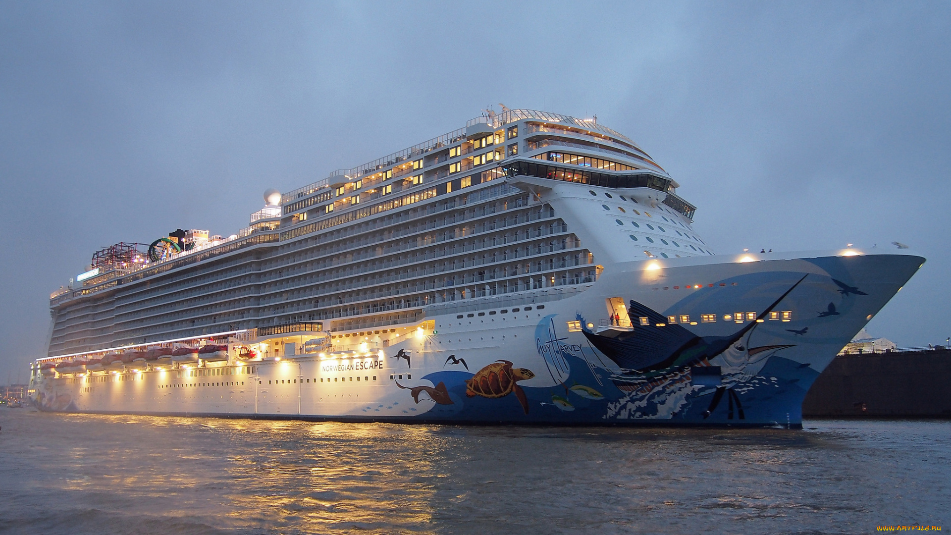 корабли, лайнеры, круиз, лайнер