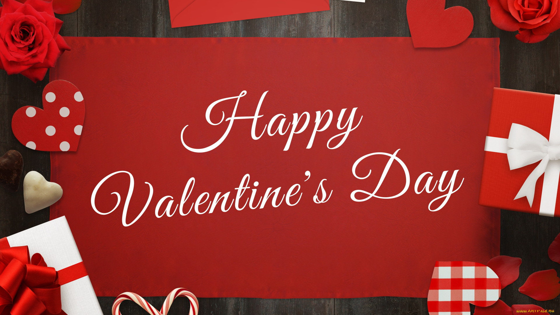праздничные, день, святого, валентина, , сердечки, , любовь, фон, надпись