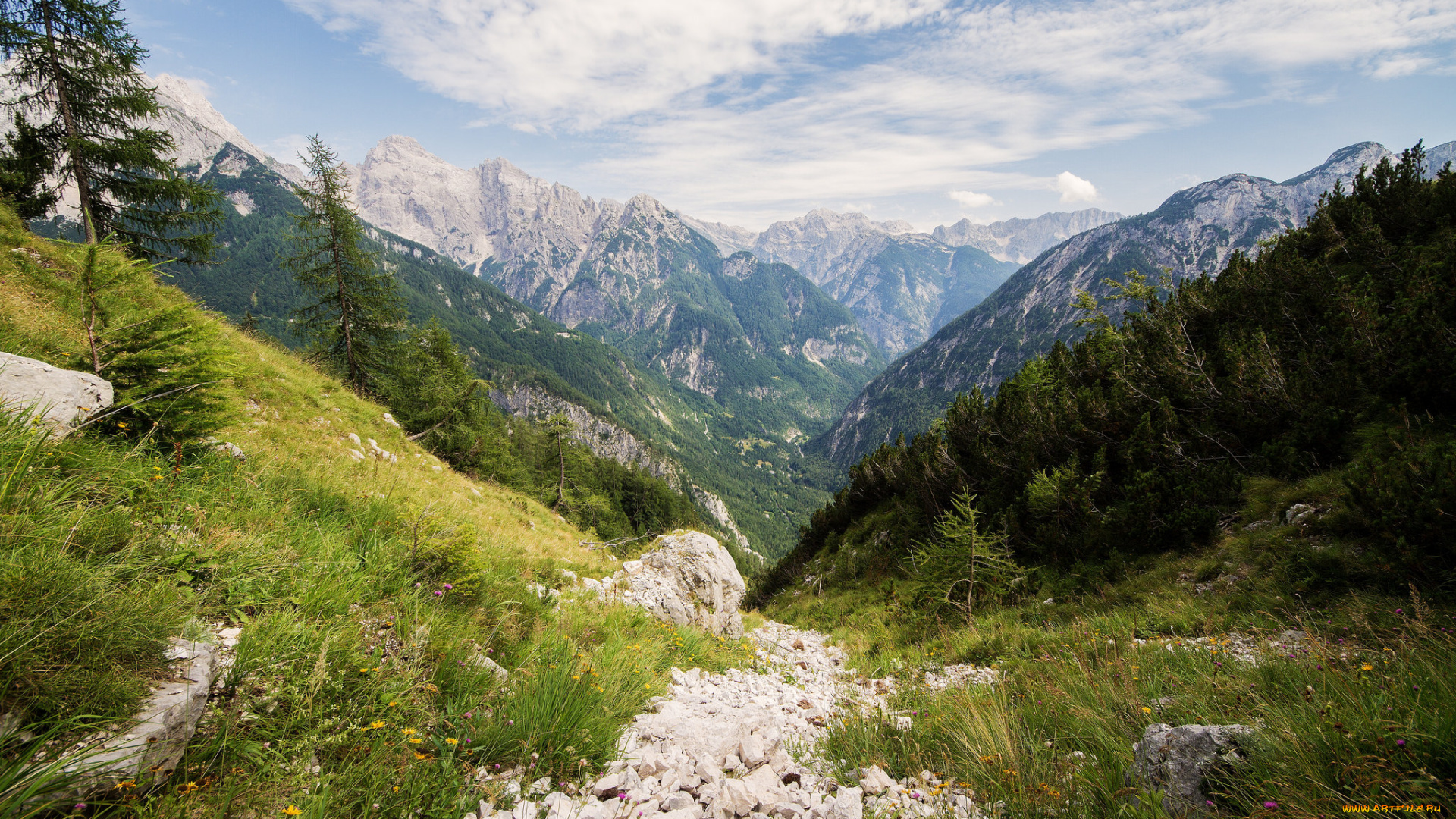 природа, горы, простор