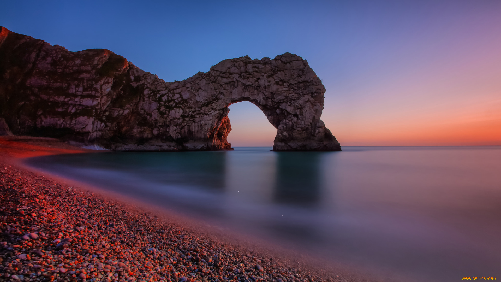 природа, побережье, простор