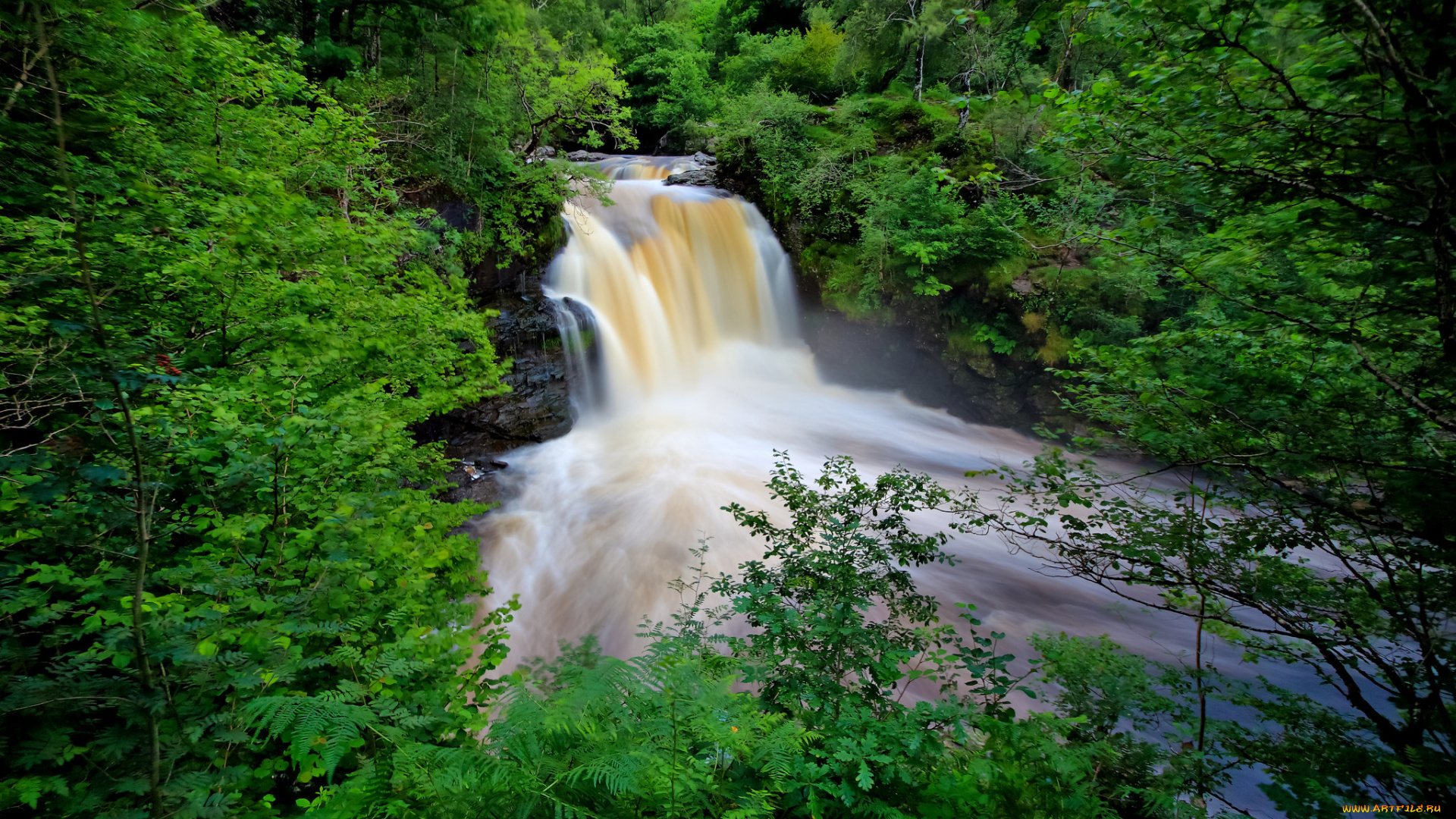природа, водопады, простор
