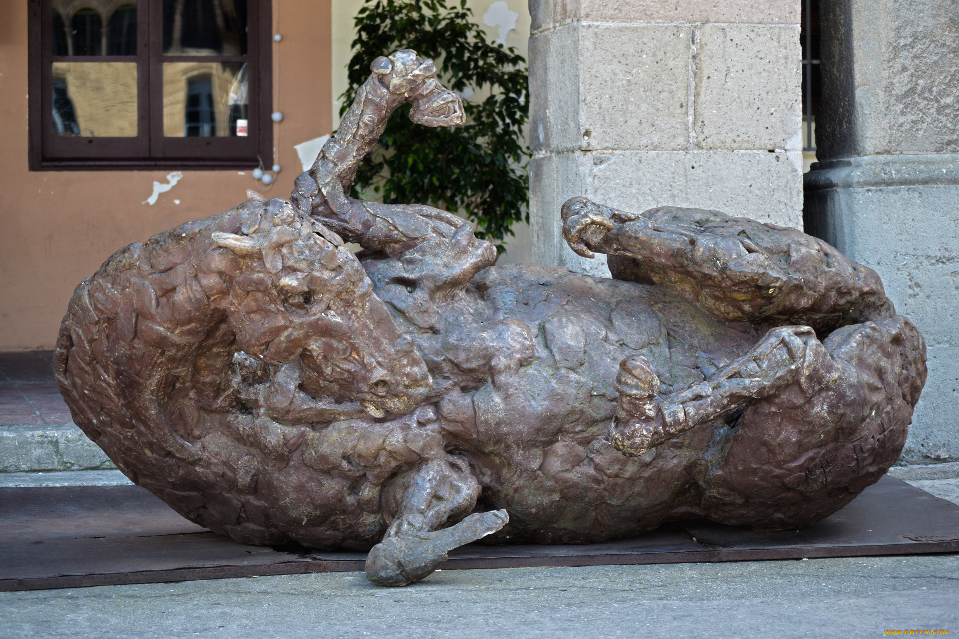 барселона, города, -, памятники, , скульптуры, , арт-объекты, лошадь