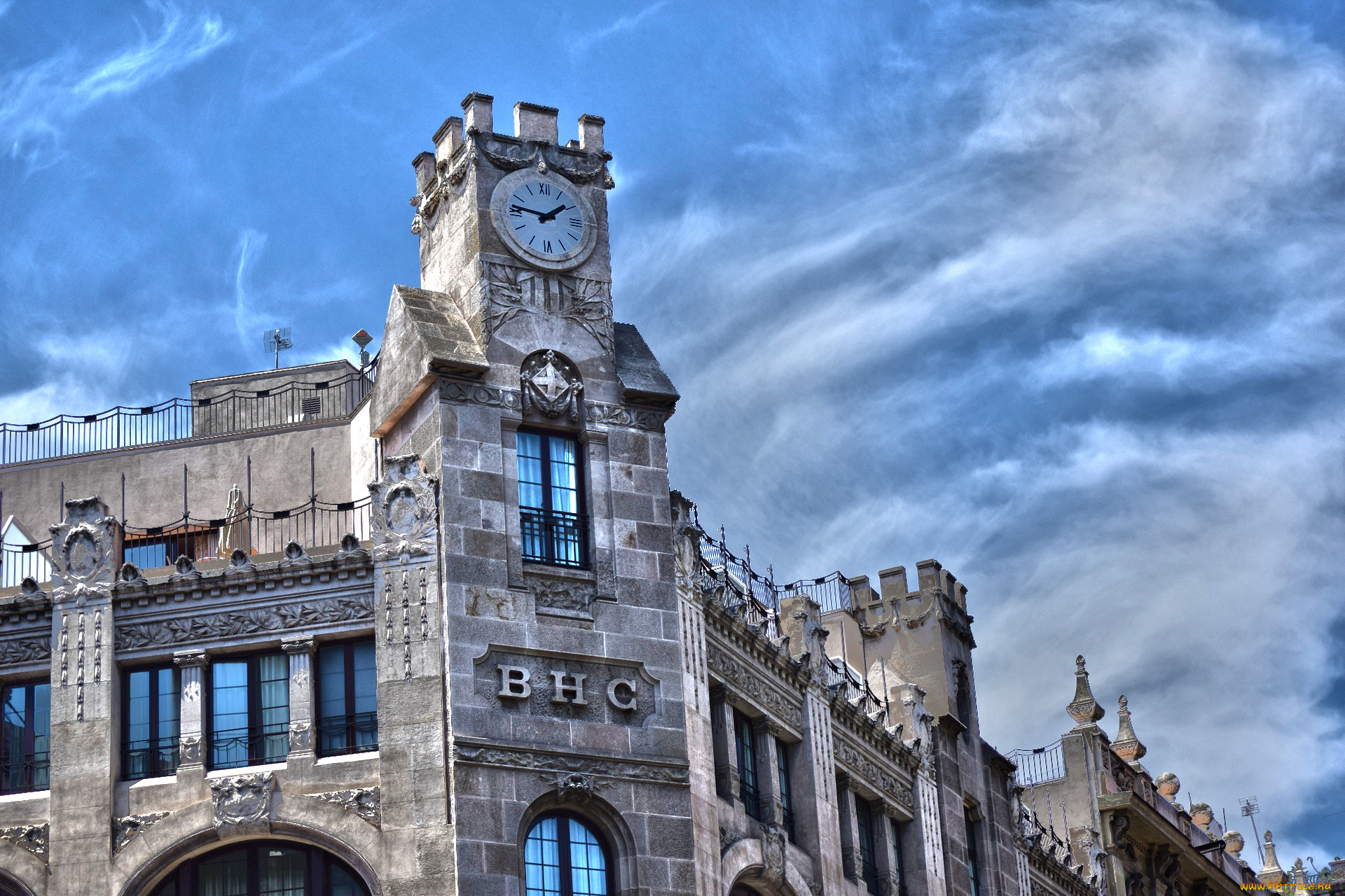 барселона, города, барселона, , испания, часы