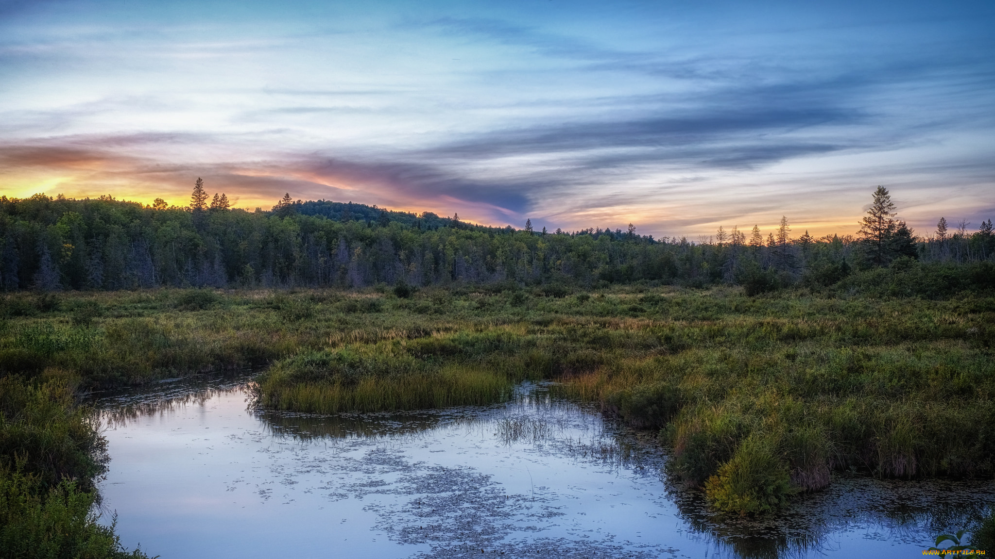 природа, реки, озера, простор